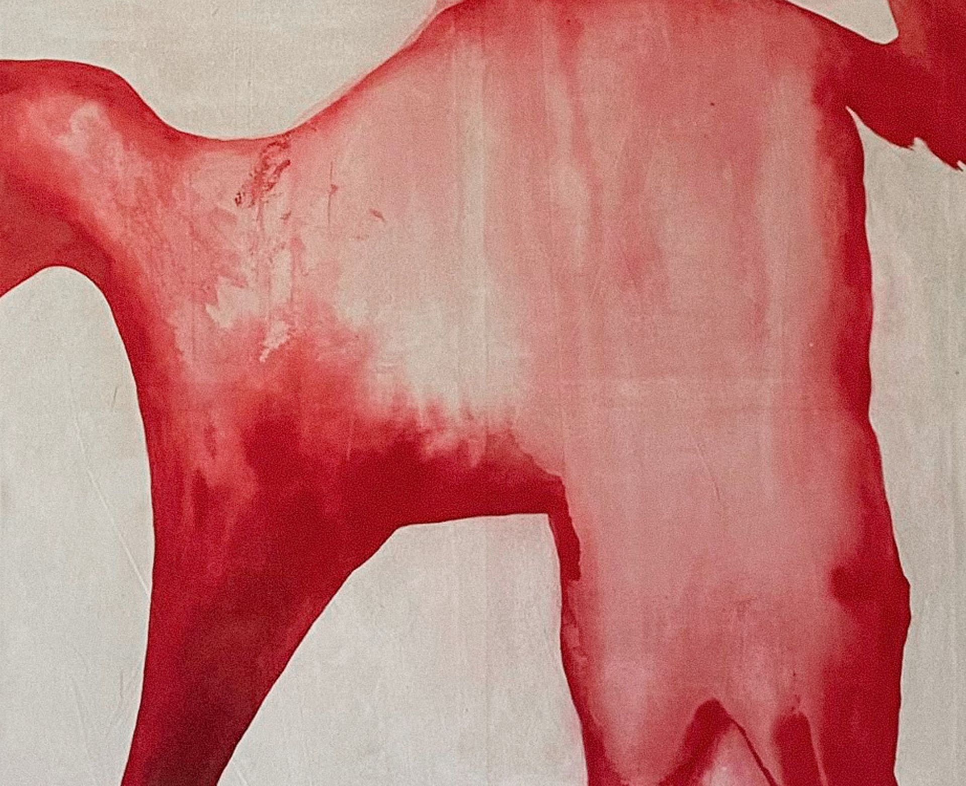 Грэй Айден (Картина, живопись - 
                  120 x 100 см) Red dog