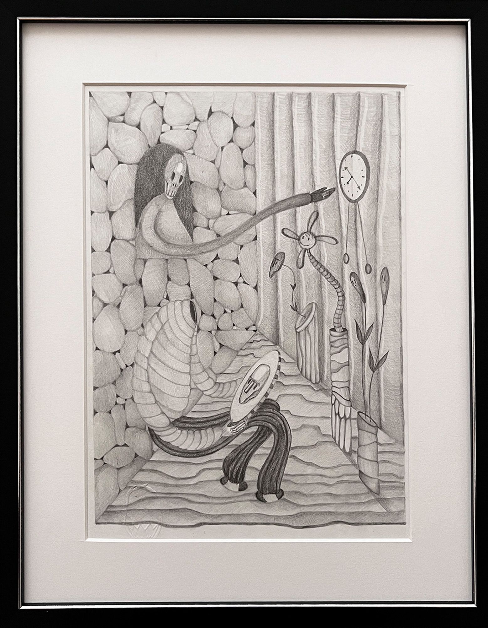 Леша Мелки (Авторская графика - 
                  30 x 40 см) Без названия 2