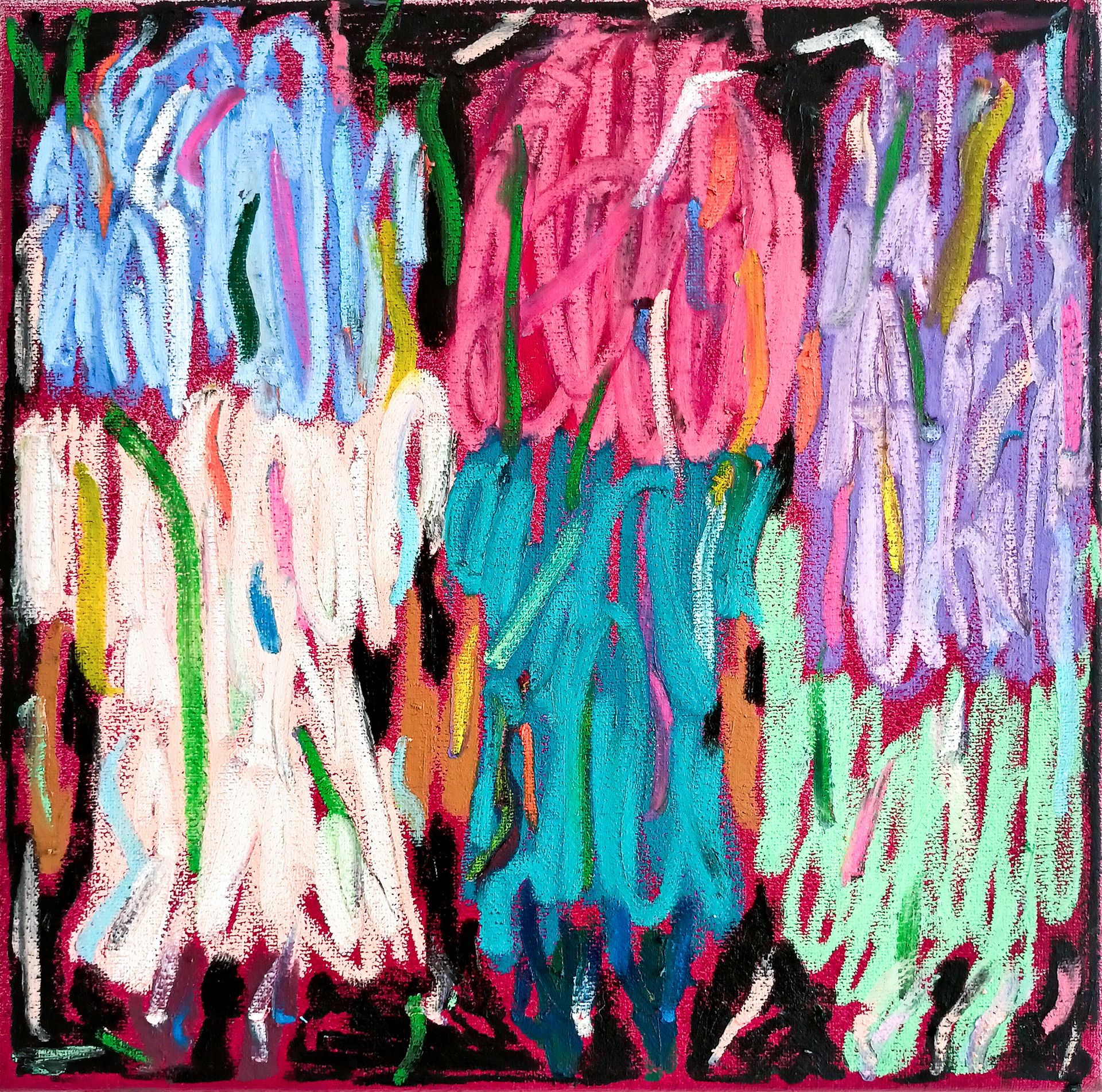 Дарья Растунина (Картина, живопись - 
                  30 x 30 см) Без названия