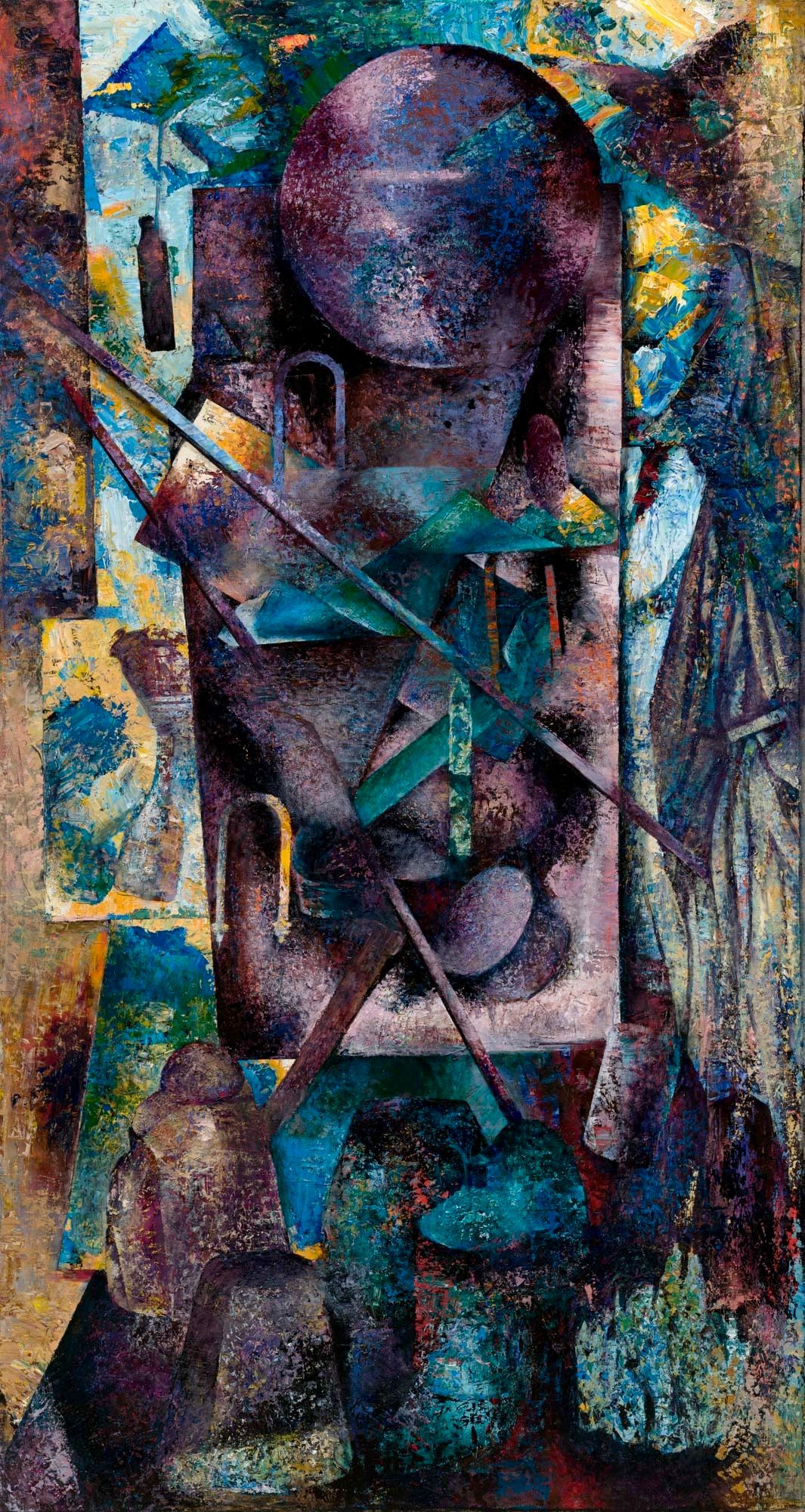 Алина Хоняк (Картина, живопись - 
                  85 x 160 см) Металл