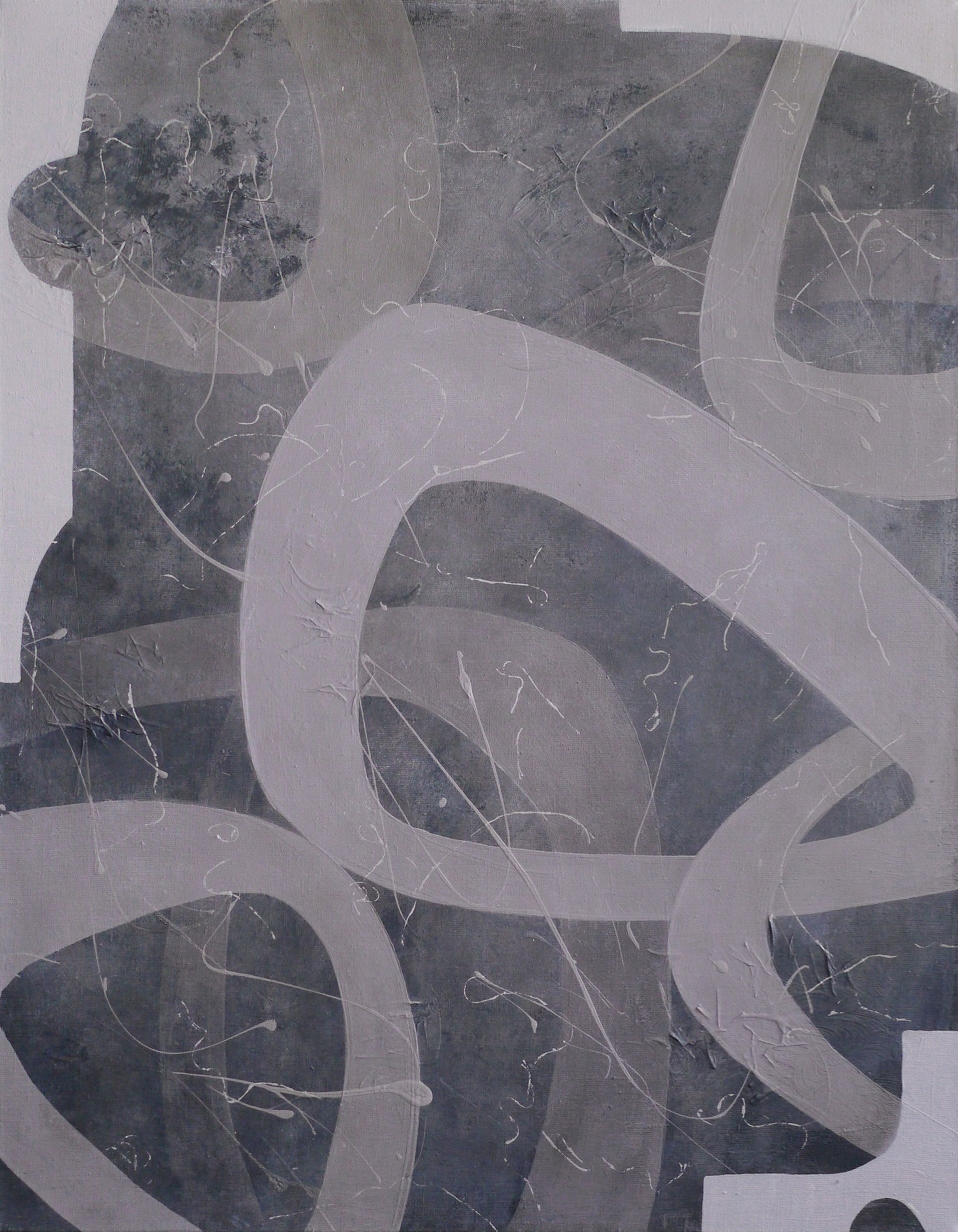 Ольга Рикун (Картина, живопись - 
                  70 x 90 см) Серый бархат