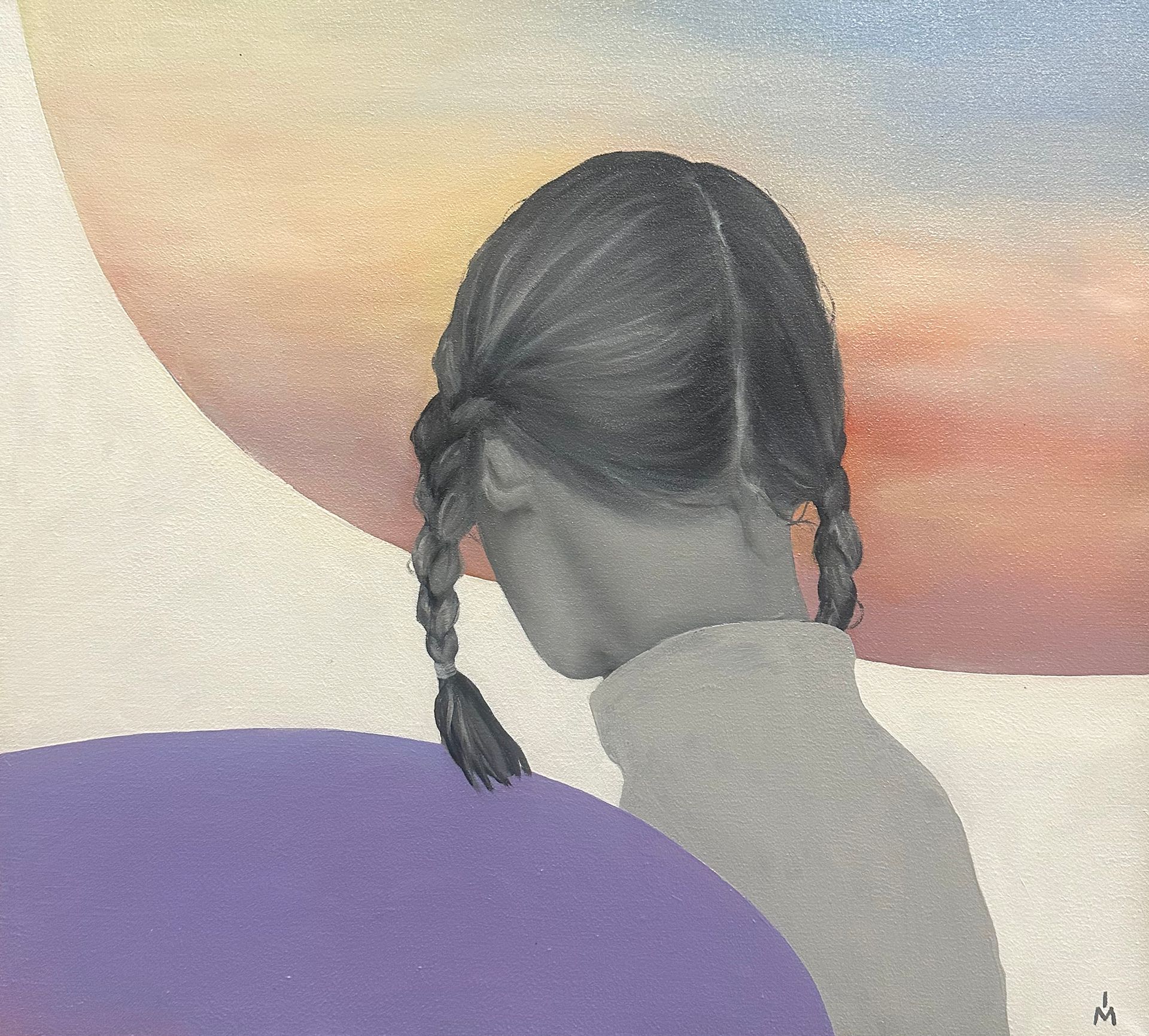 Маргарита Иванова (Картина, живопись - 
                  50 x 45 см) Вчера, сегодня, завтра