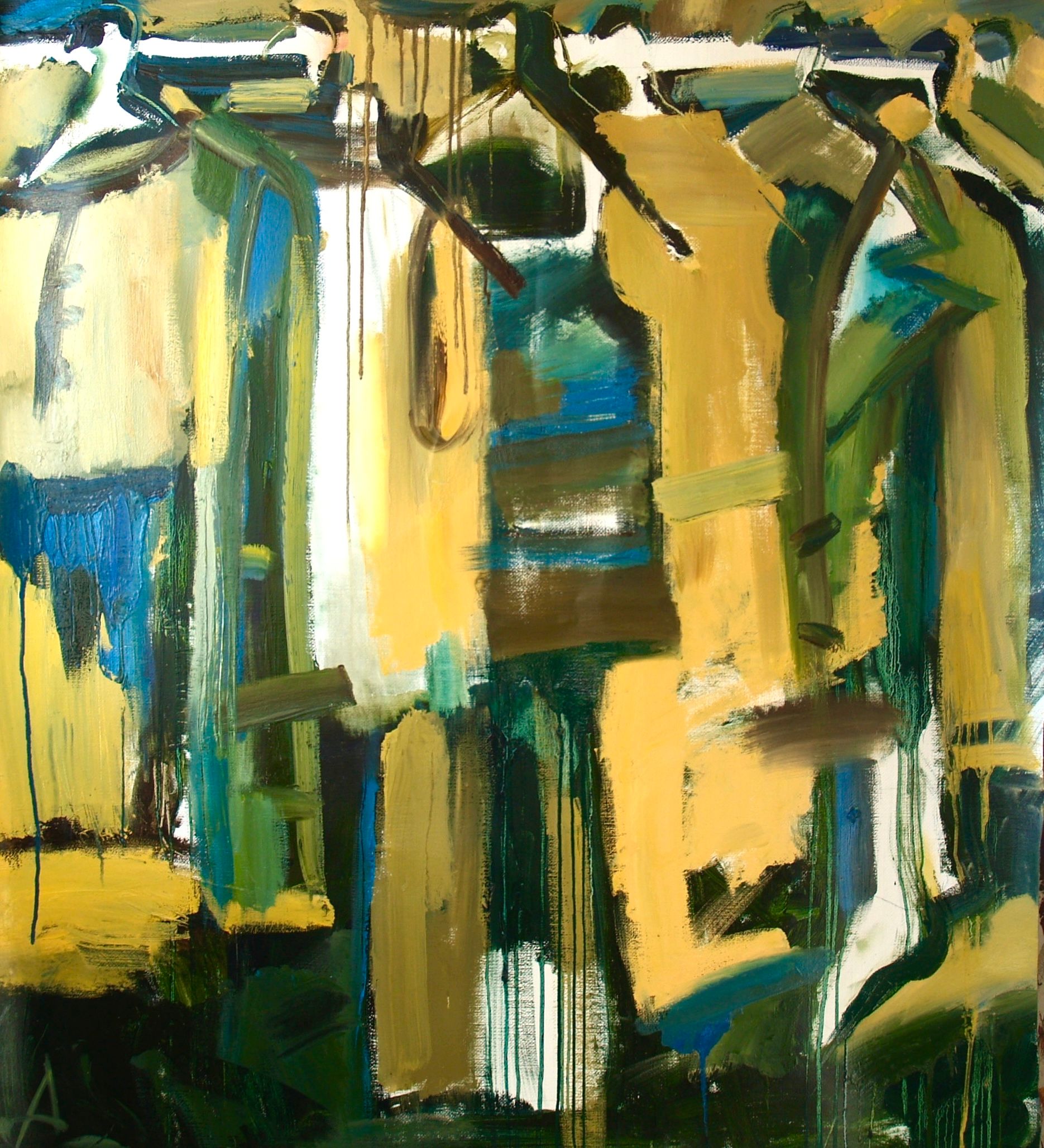 Анастасия Георгиевская (Картина, живопись - 
                  100 x 110 см) ВЕСЕННИЙ