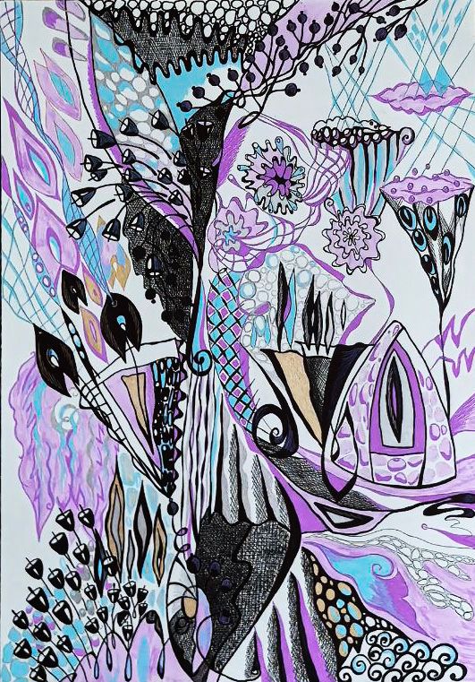 Ирина Шумская (Авторская графика - 
                  40 x 60 см) Юность
