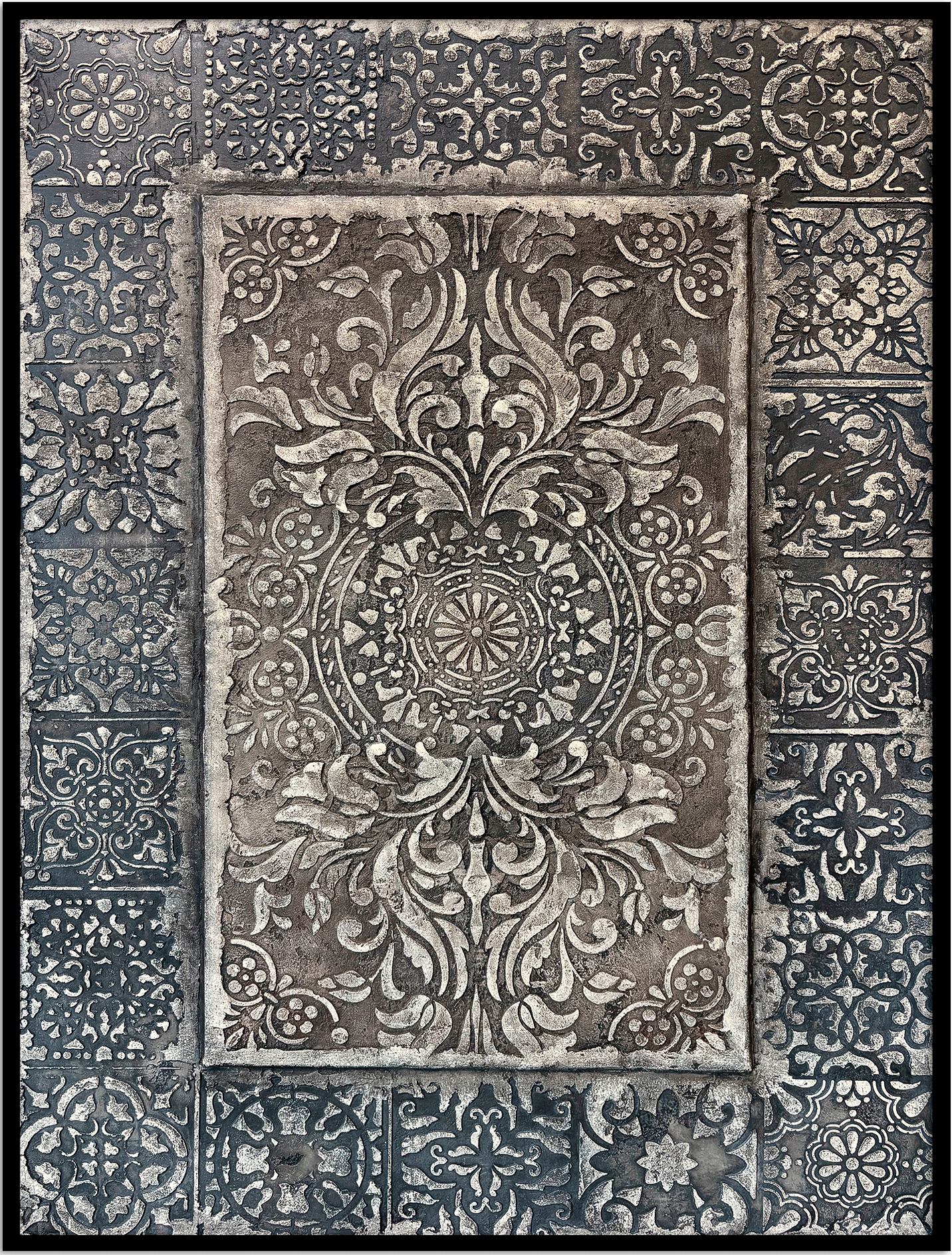 Елена Семенова (Картина, живопись - 
                  50 x 70 см) Мозаика №1