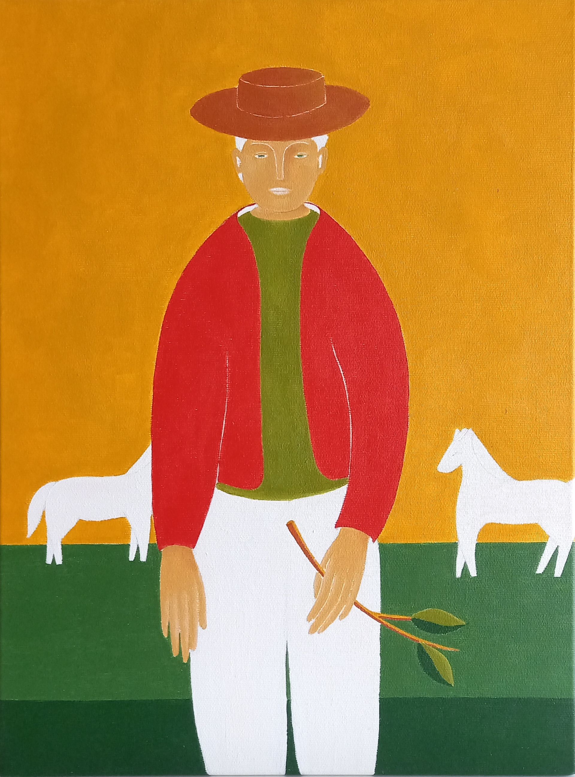 Саша Катинаускиене (Картина, живопись - 
                  30 x 40 см) Пастух