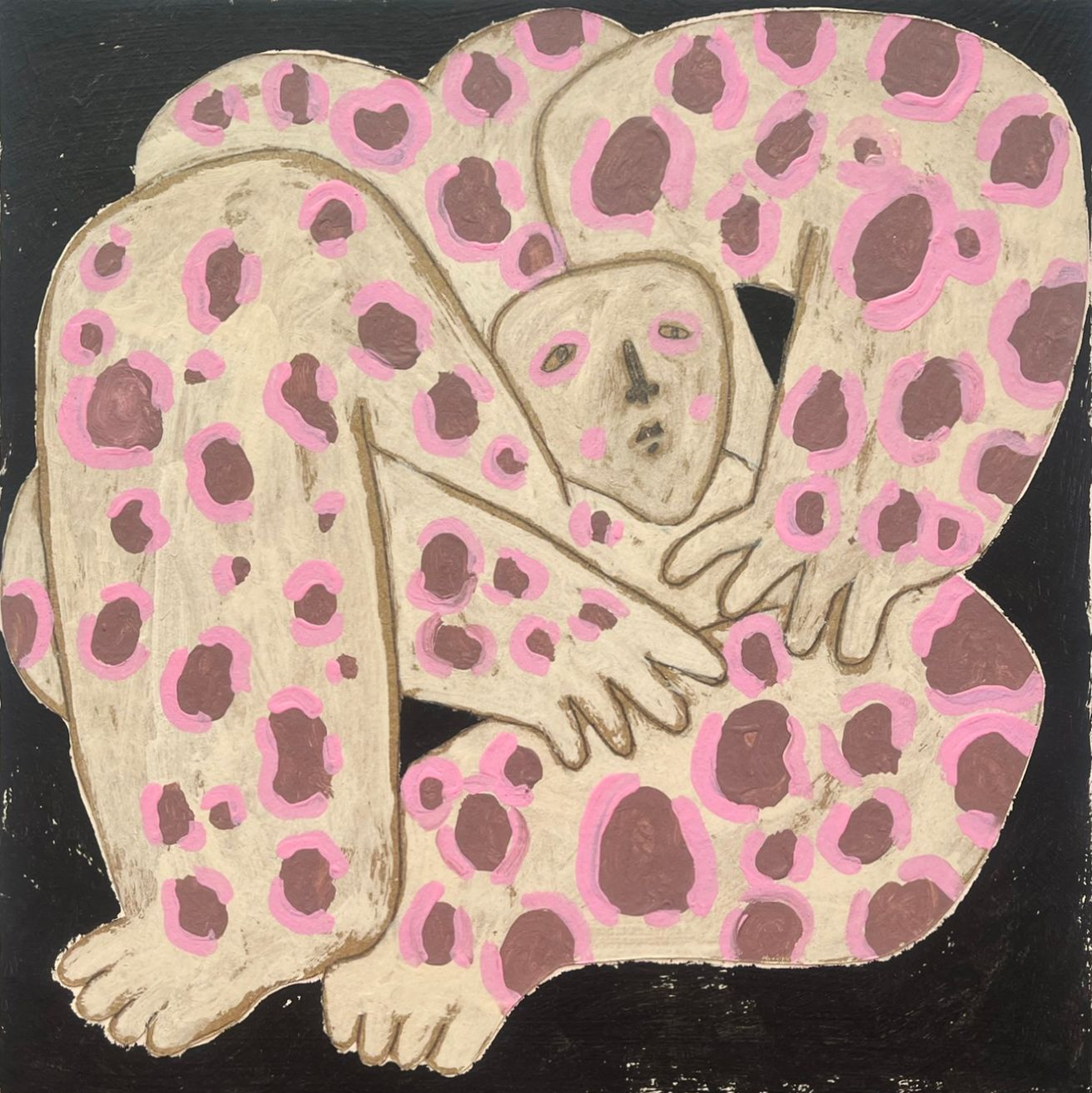 Максим Винокуров (Авторская графика - 
                  20 x 20 см) Нездоровая трансформация