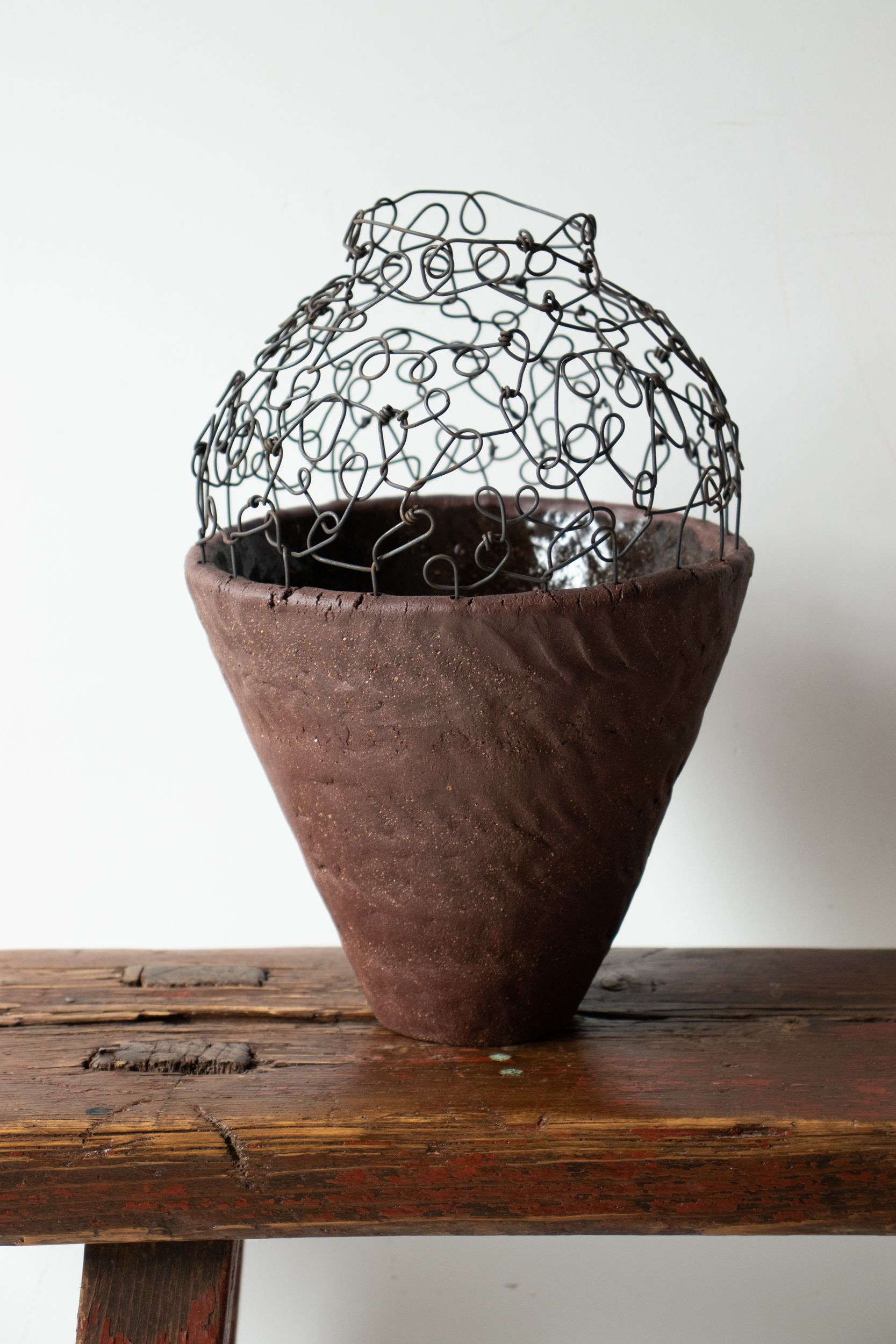 Наталья Карминова (Ваза - 
                  18 x 28 см) No 175 "Ажурная"