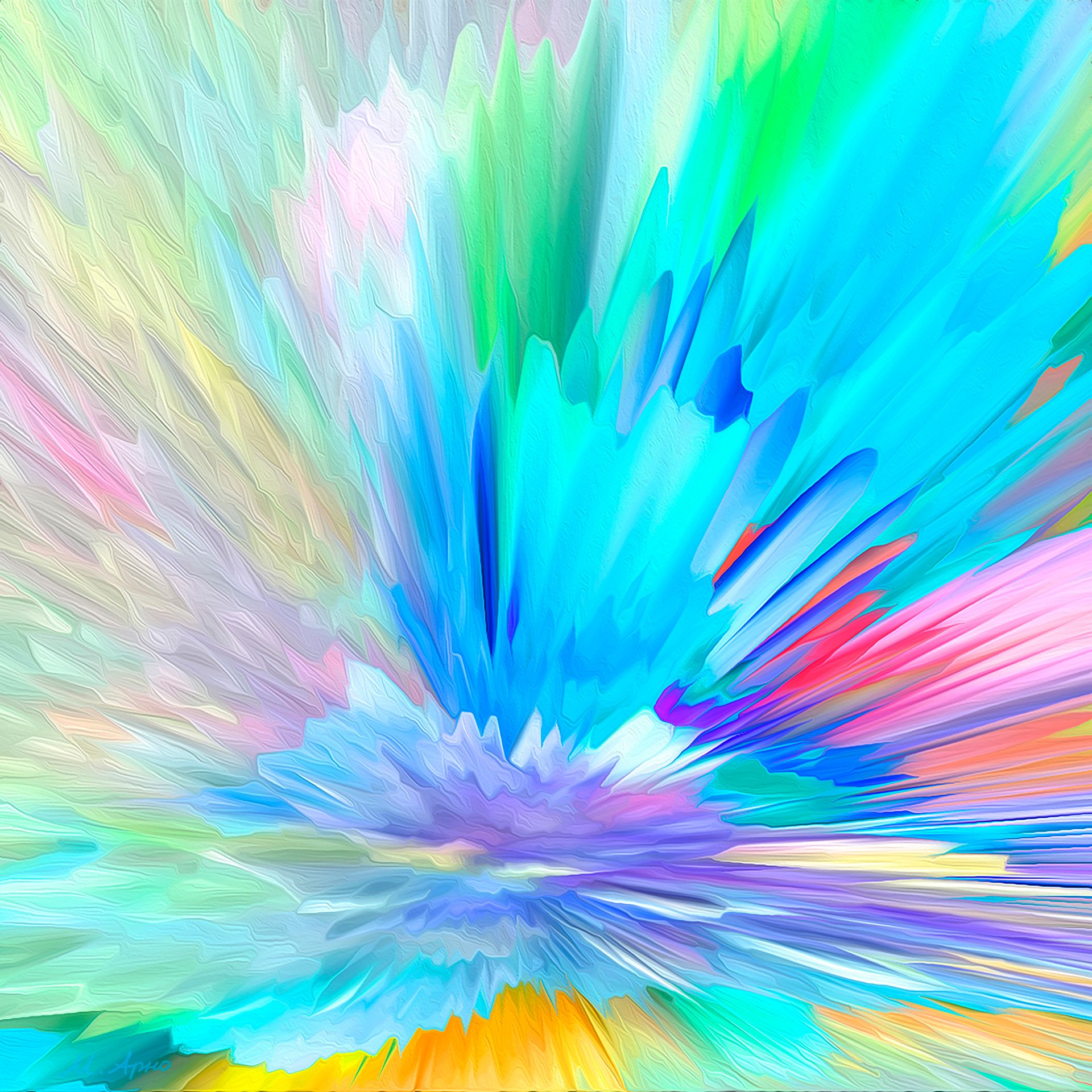 Марк Арно (Графика цифровая (принты) - 
                  30 x 30 см) Весна