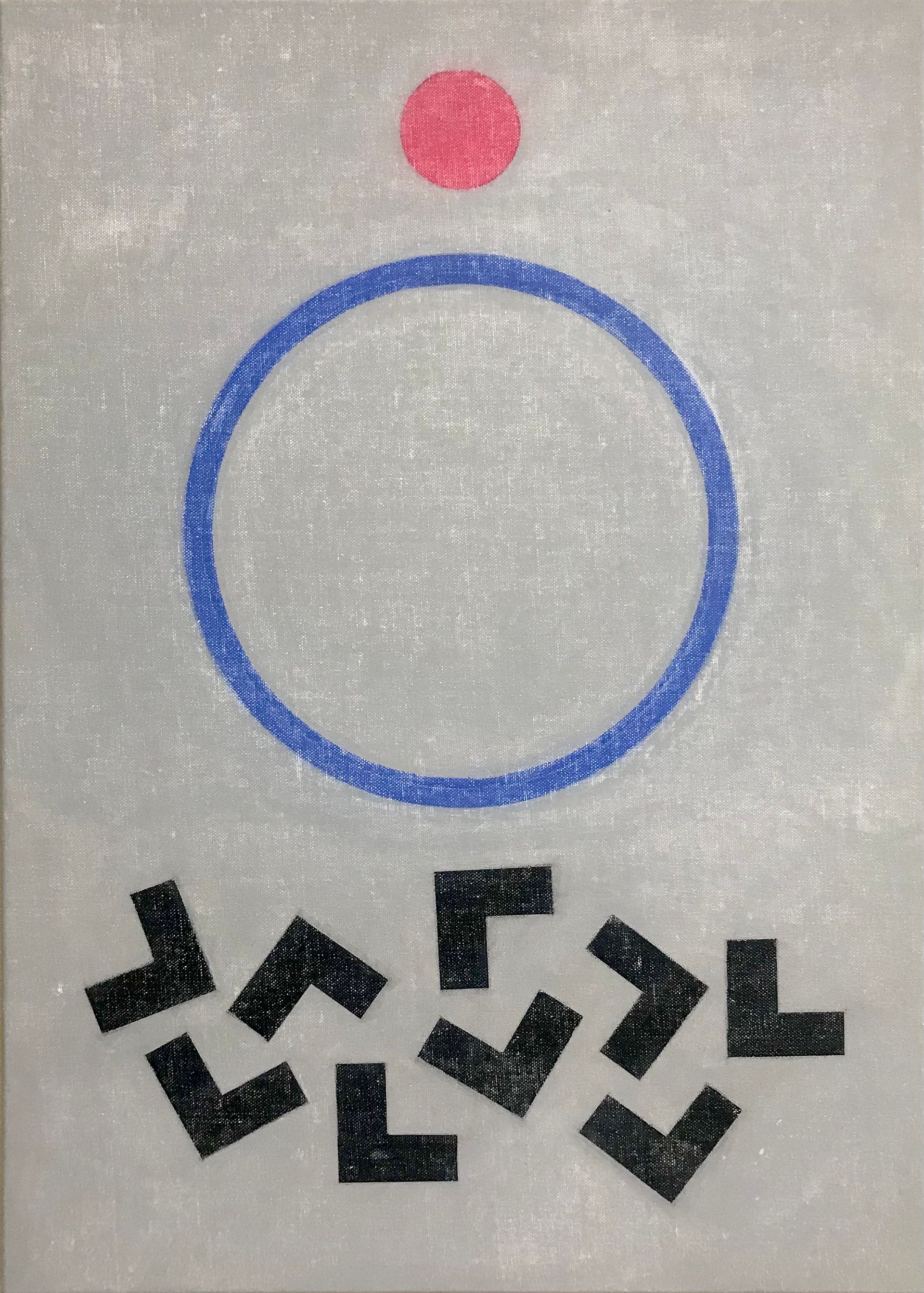 Юрий Ростиславский (Картина, живопись - 
                  50 x 70 см) Медитация