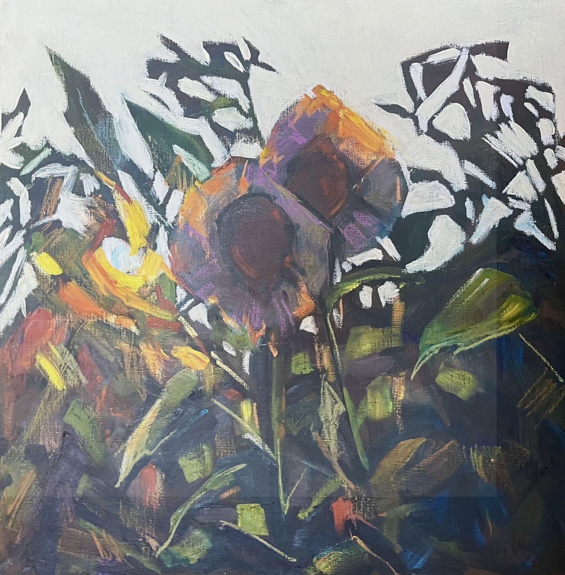 Алёна Шамайко (Картина, живопись - 
                  60 x 60 см) В мире нас двое