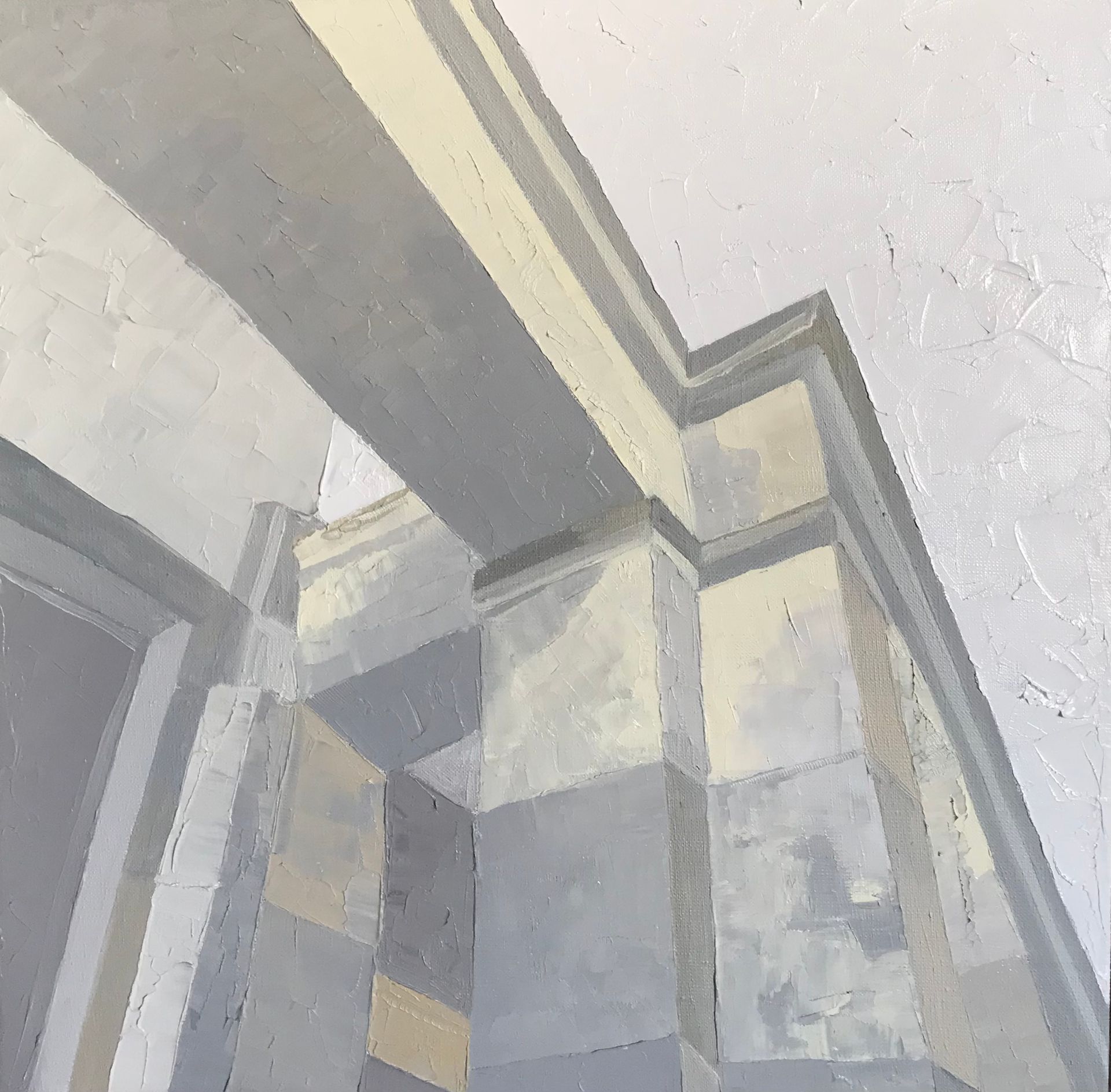 Марина Тийк (Картина, живопись - 
                  45 x 45 см) Московский конструктивизм 1
