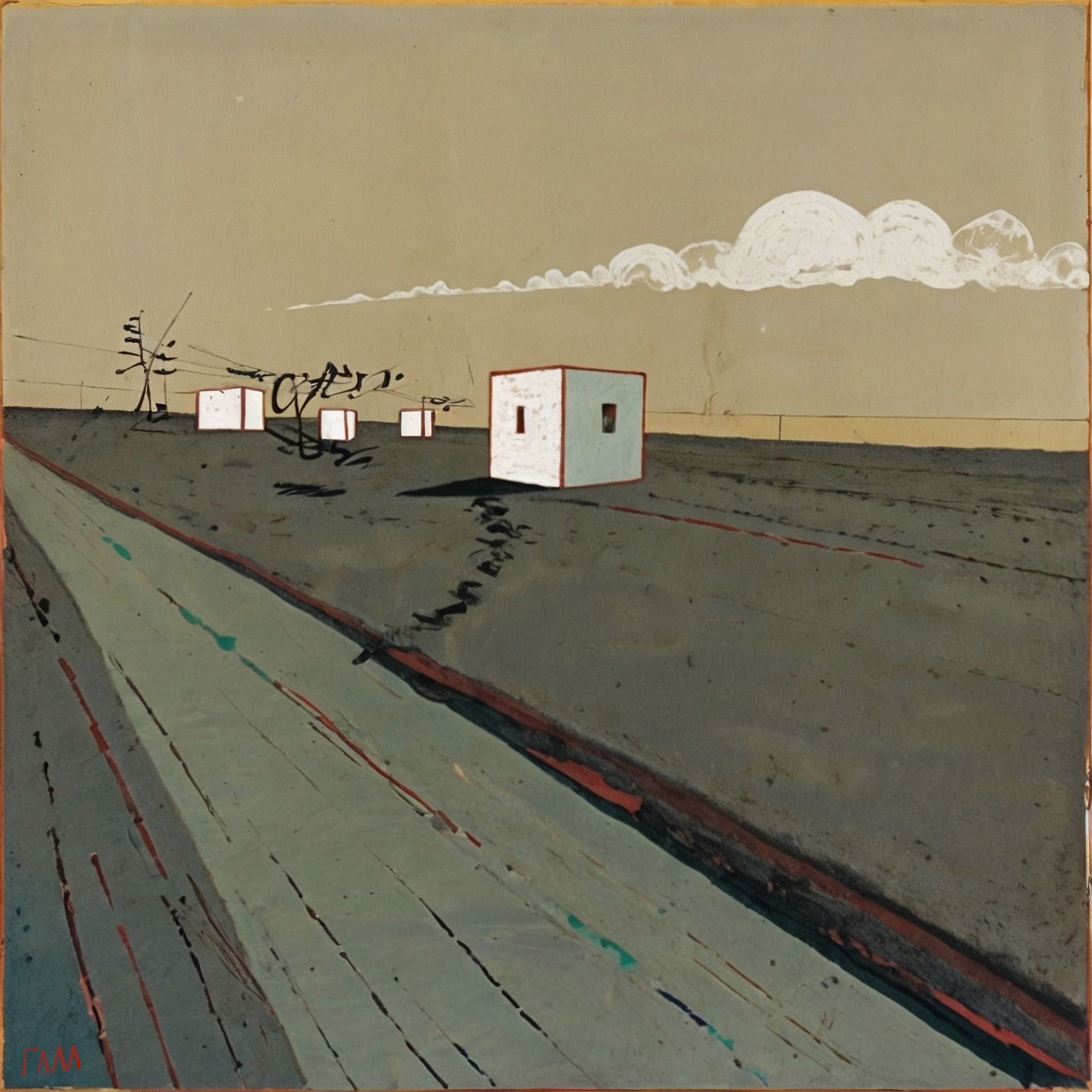 Александр Галяцкий (Графика цифровая (принты) - 
                  60 x 60 см) Интеграция-3