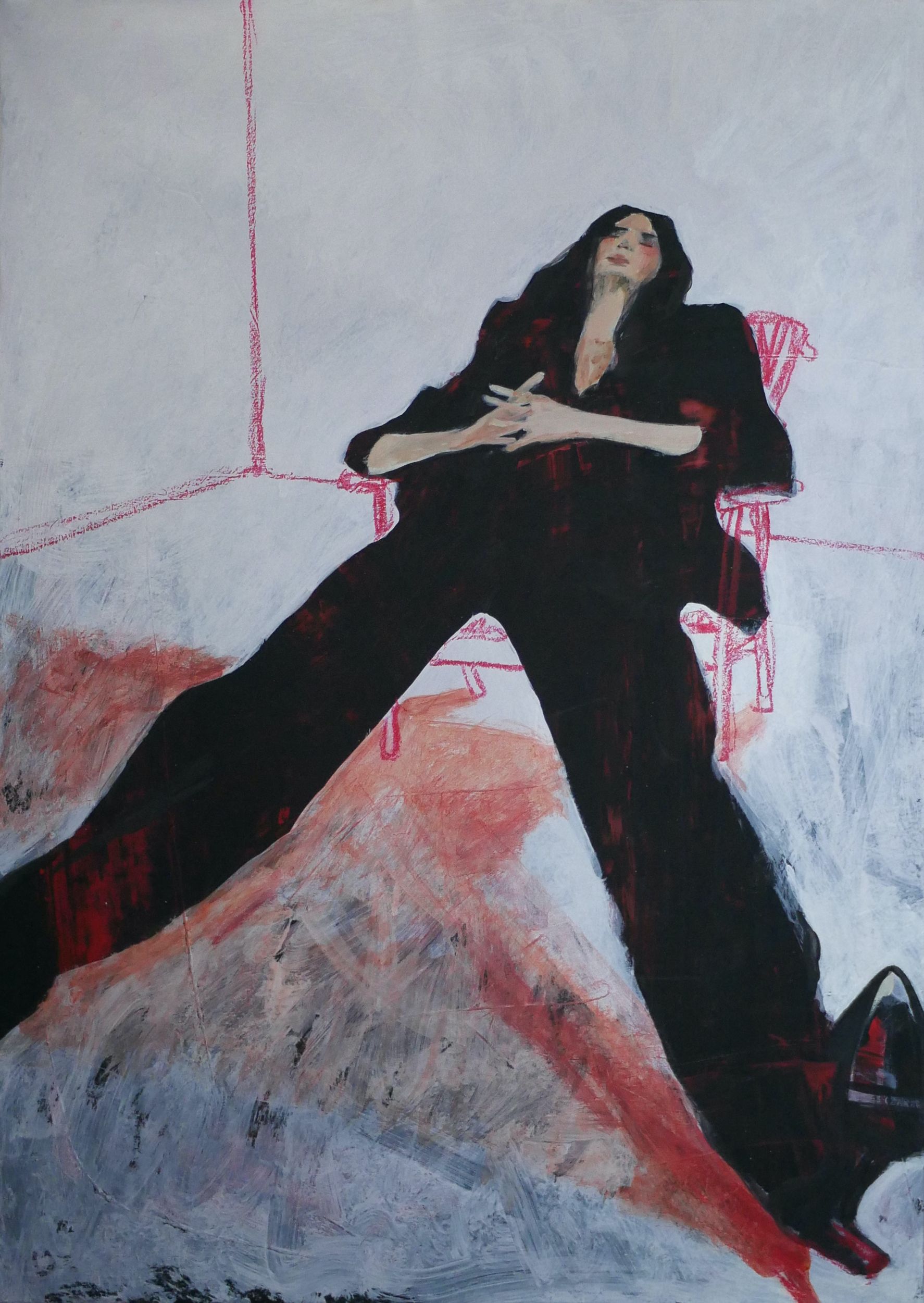 Юля Степанова (Картина, живопись - 
                  50 x 70 см) Передышка