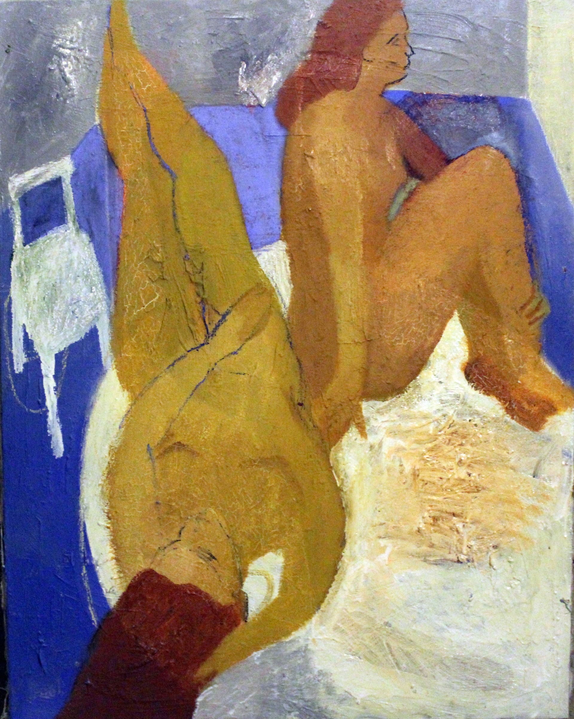 Яков Хомич (Картина, живопись - 
                  70 x 100 см) Две обнажённые