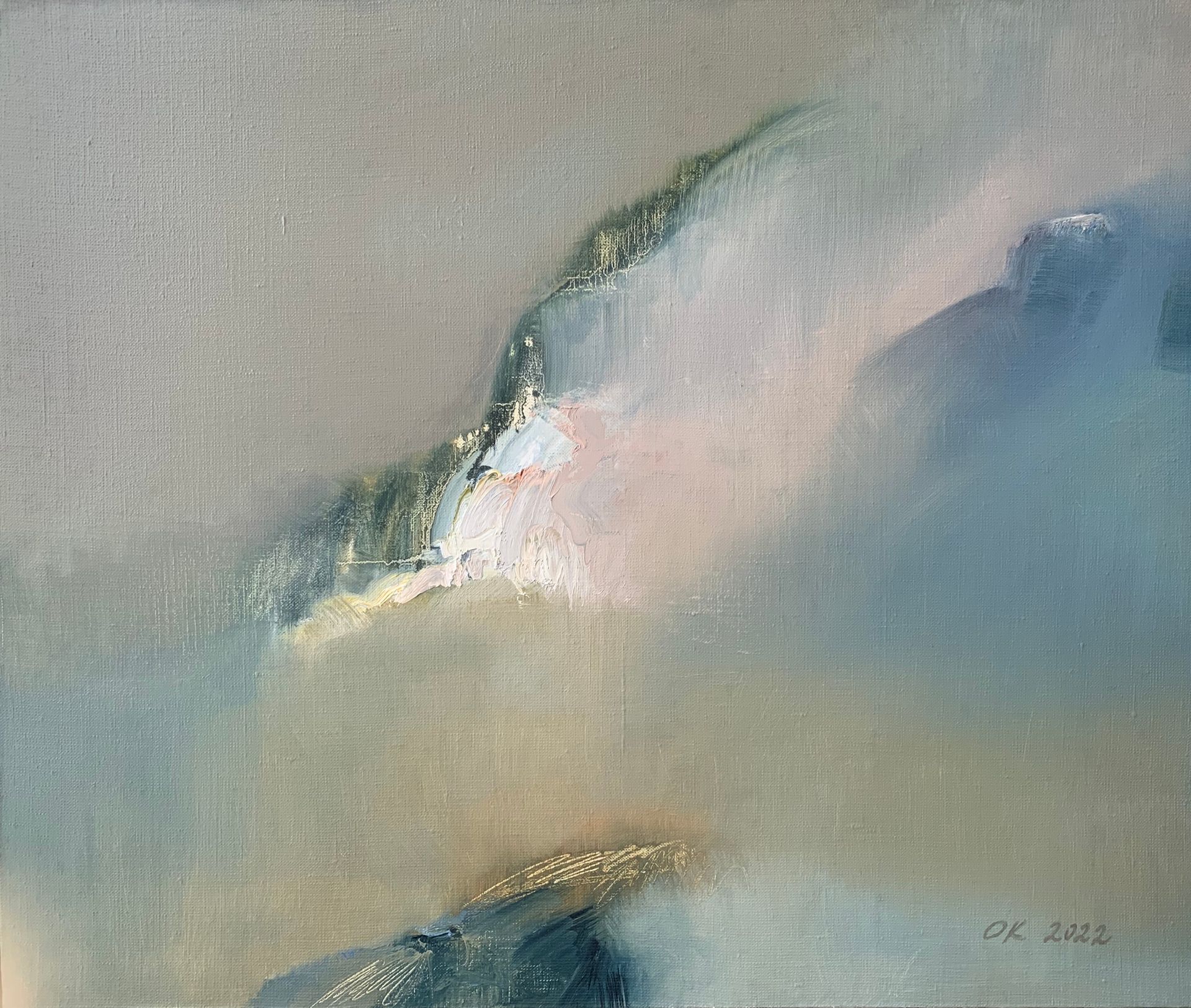 Ольга Кожевникова (Картина, живопись - 
                  60 x 50 см) Туман