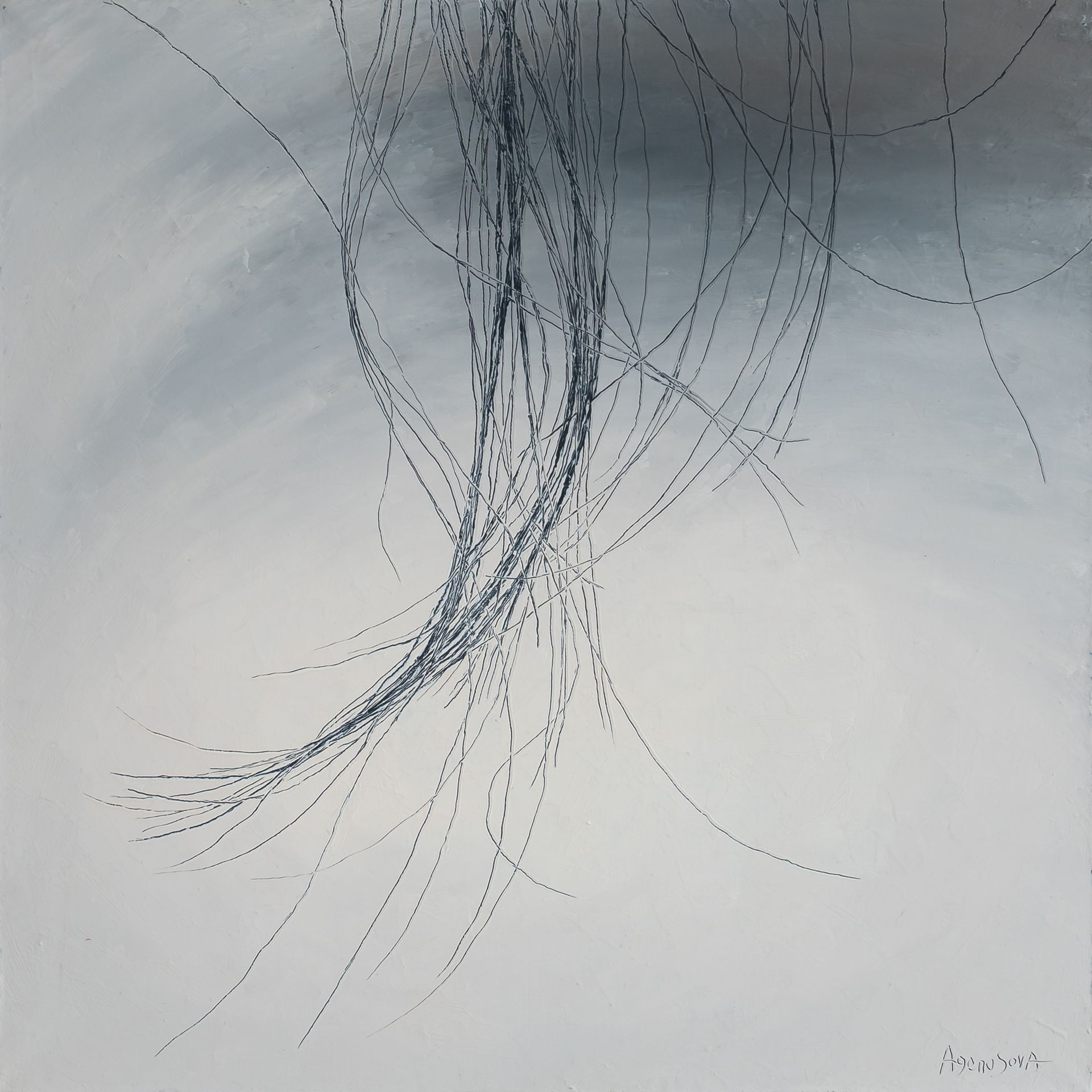 Юлия Агеносова (Картина, живопись - 
                  40 x 40 см) Травы райского сада №3