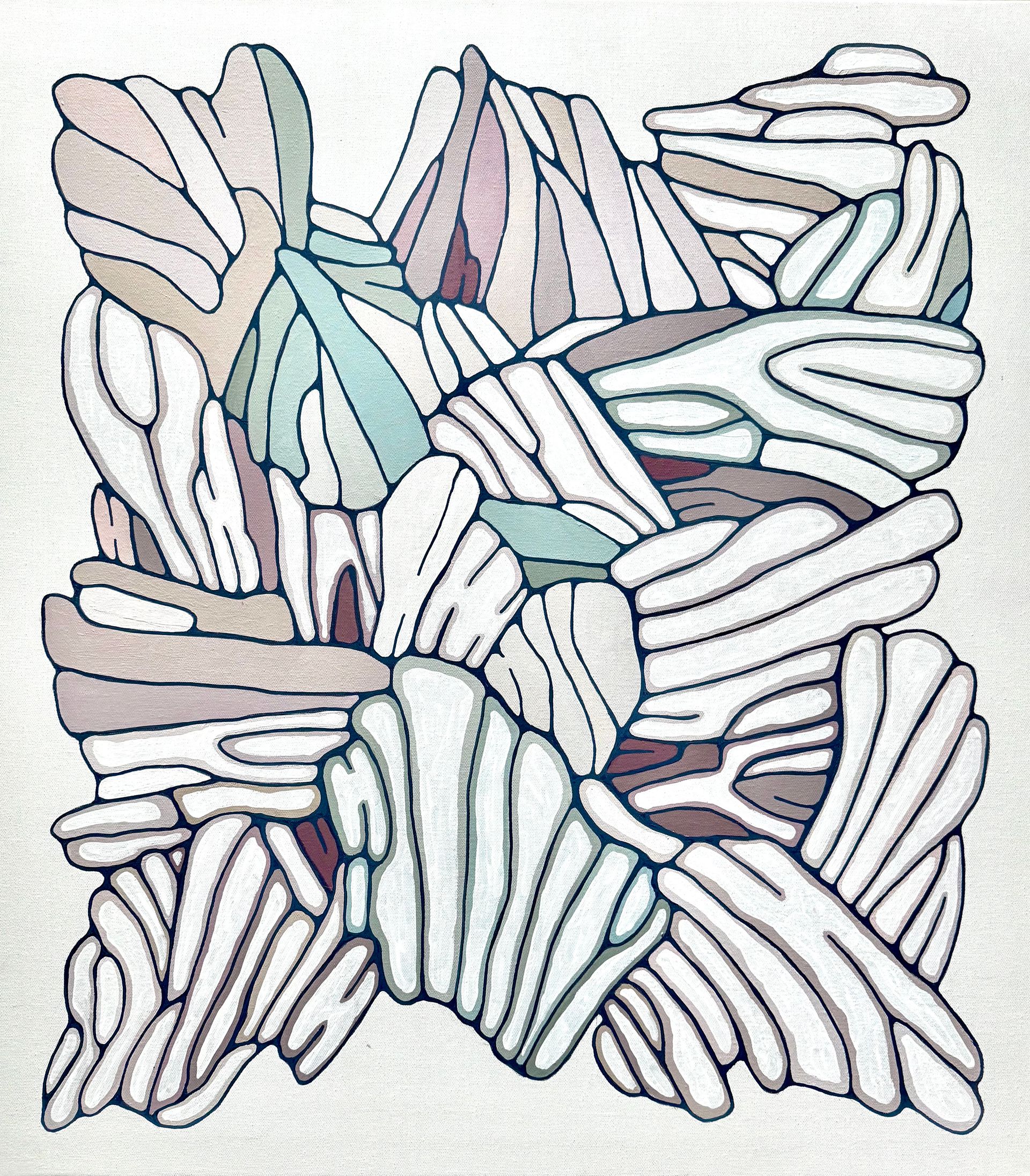 Марина Астахова (Картина, живопись - 
                  80 x 90 см) FIELDS 8