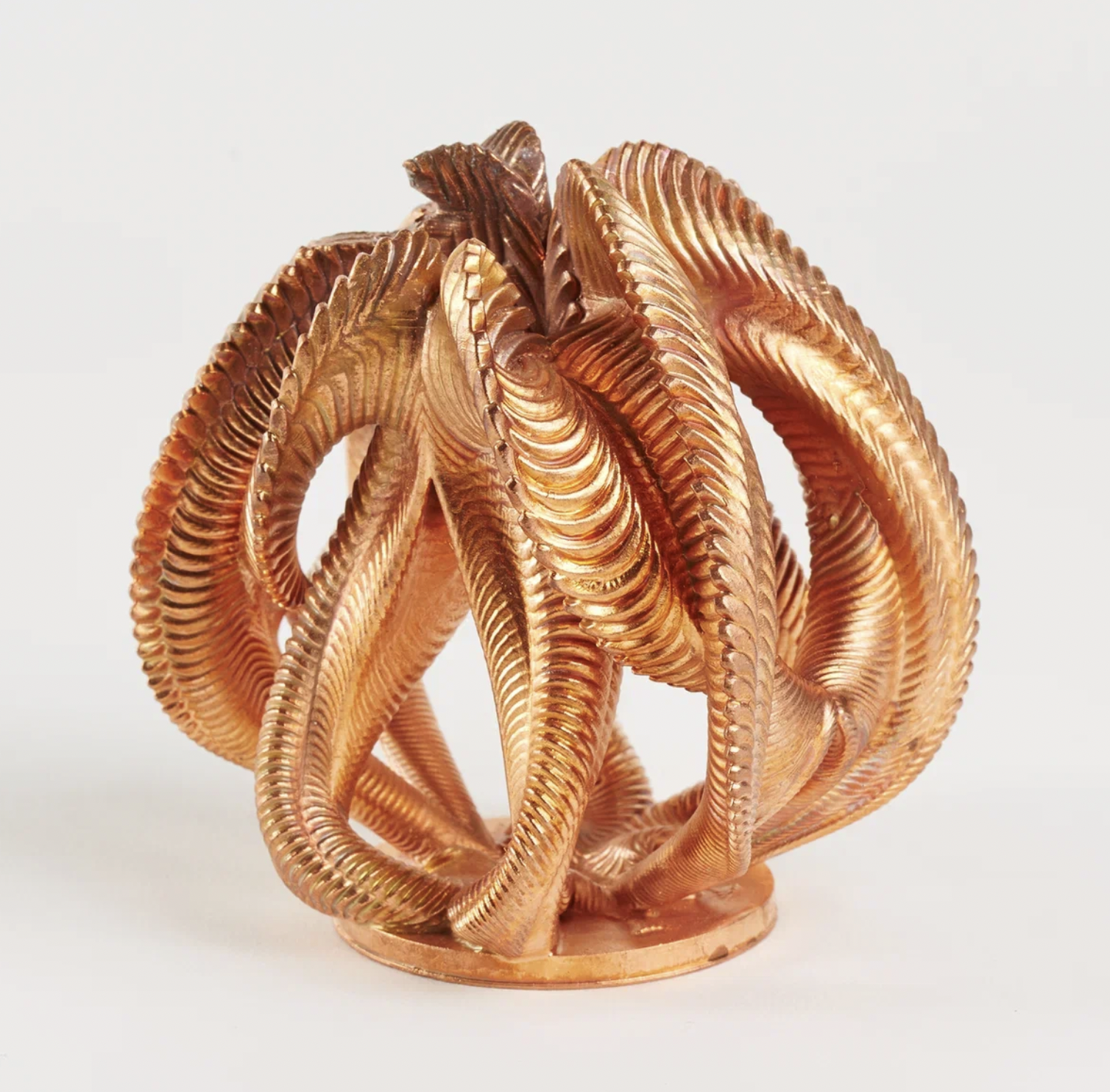 Юлия Низамутдинова (Cyberflora) (Скульптура - 
                  9 x 10 см) Serpentex_copper-shine
