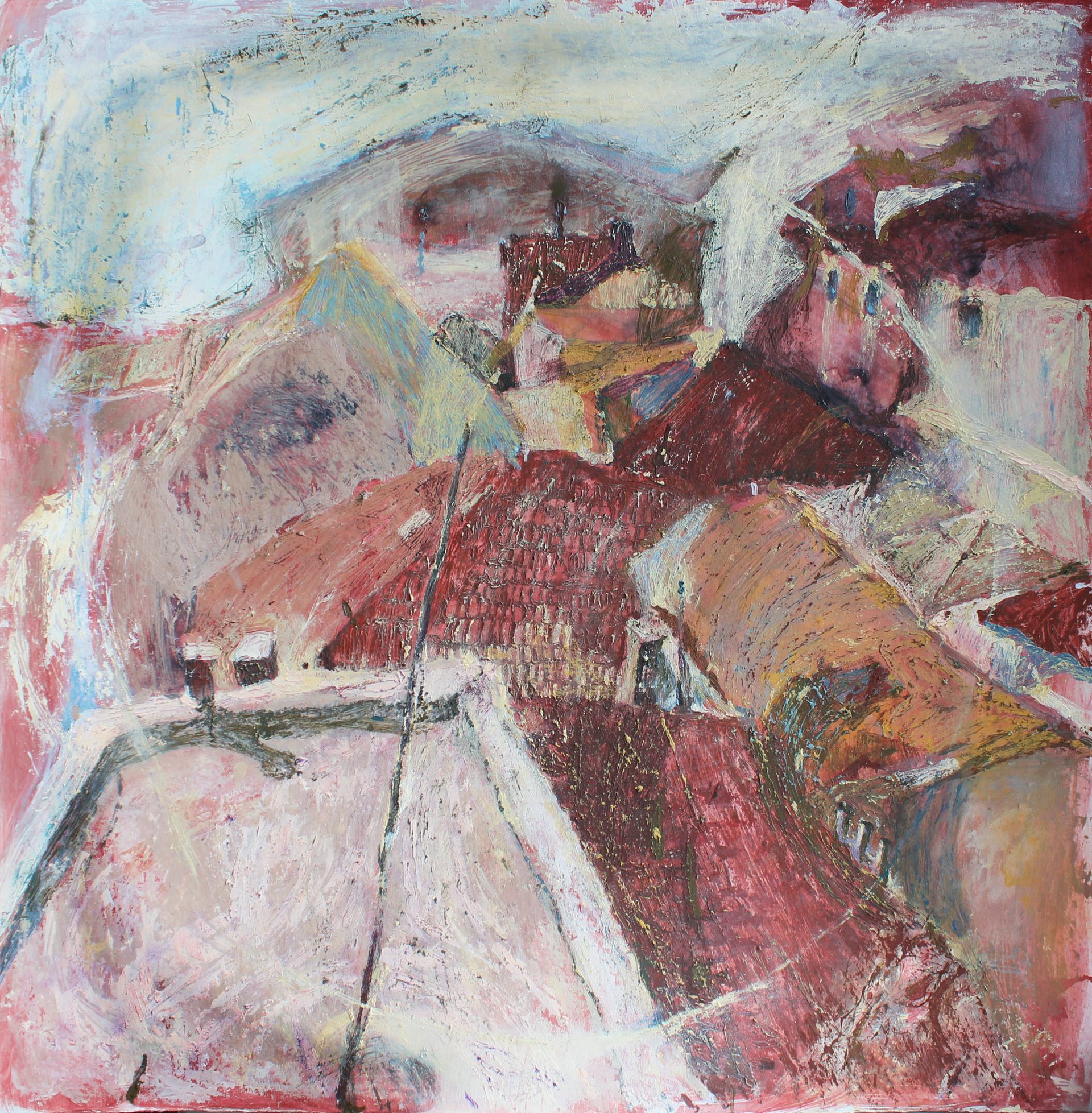 Елена Дуванова (Авторская графика - 
                  70 x 70 см) Этот бесконечный мир