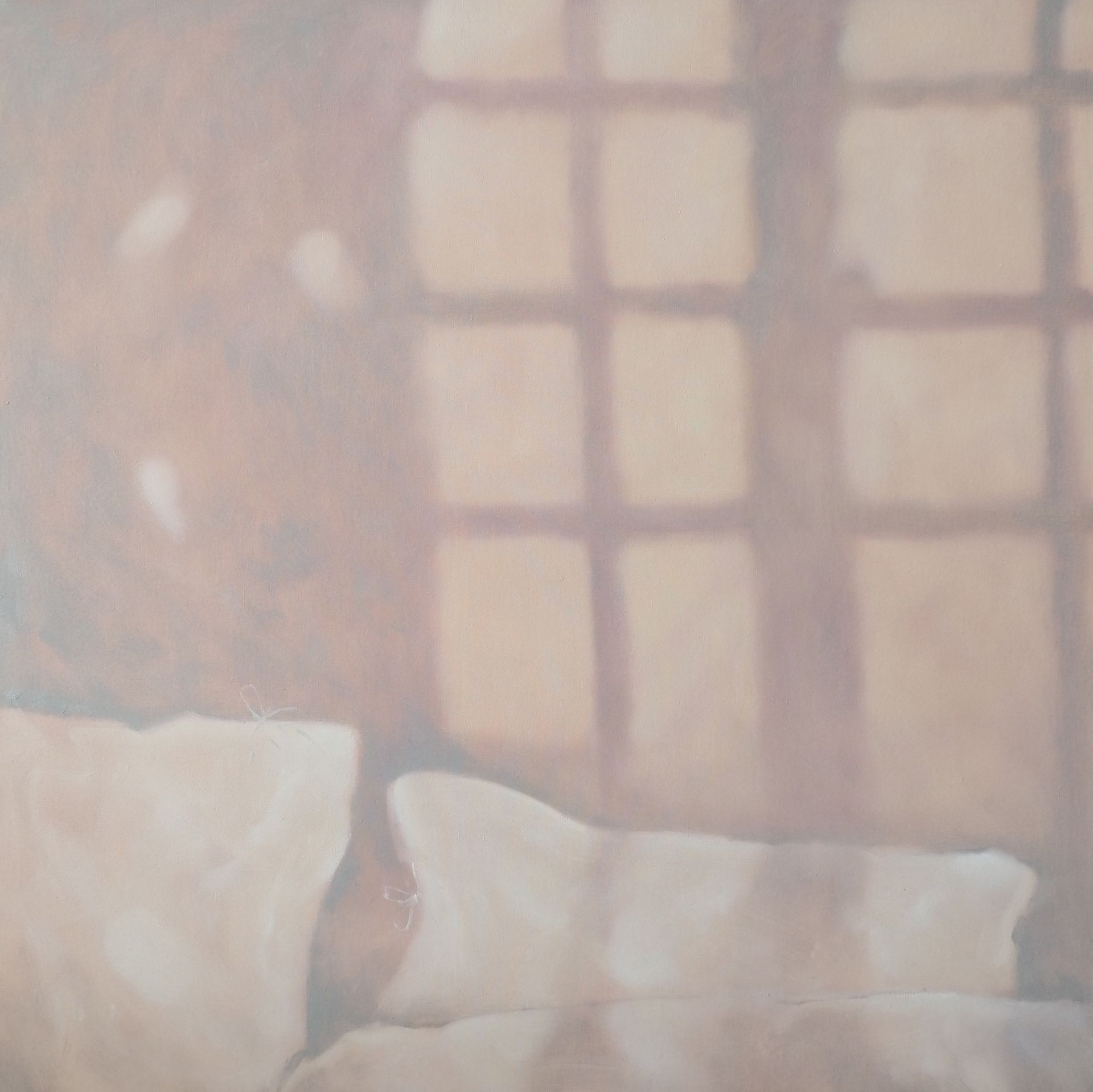 Анастасия Попова (Картина, живопись - 
                  120 x 120 см) С видом на солнце
