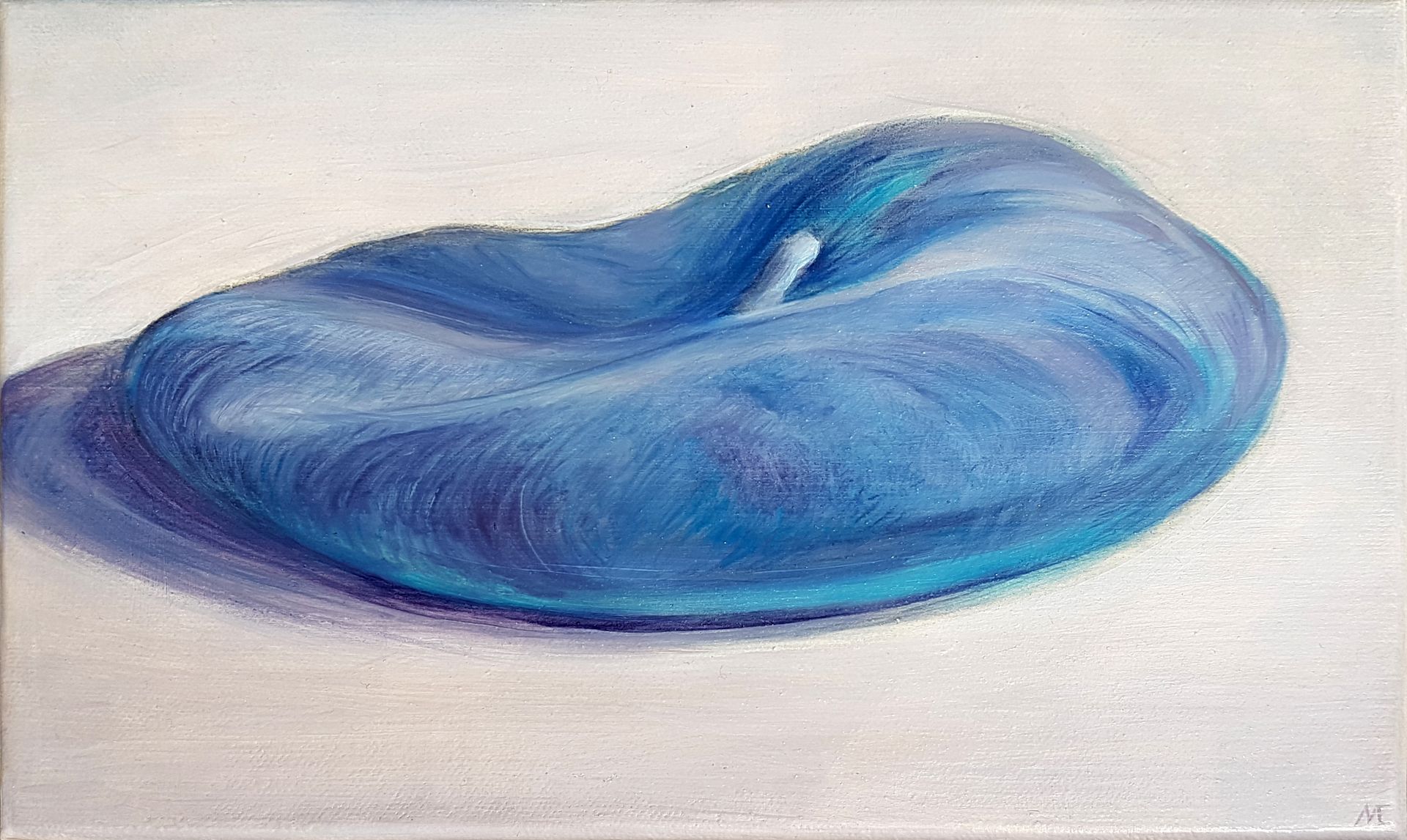 Светлана Мазулевская (Картина, живопись - 
                  30 x 18 см) Берет