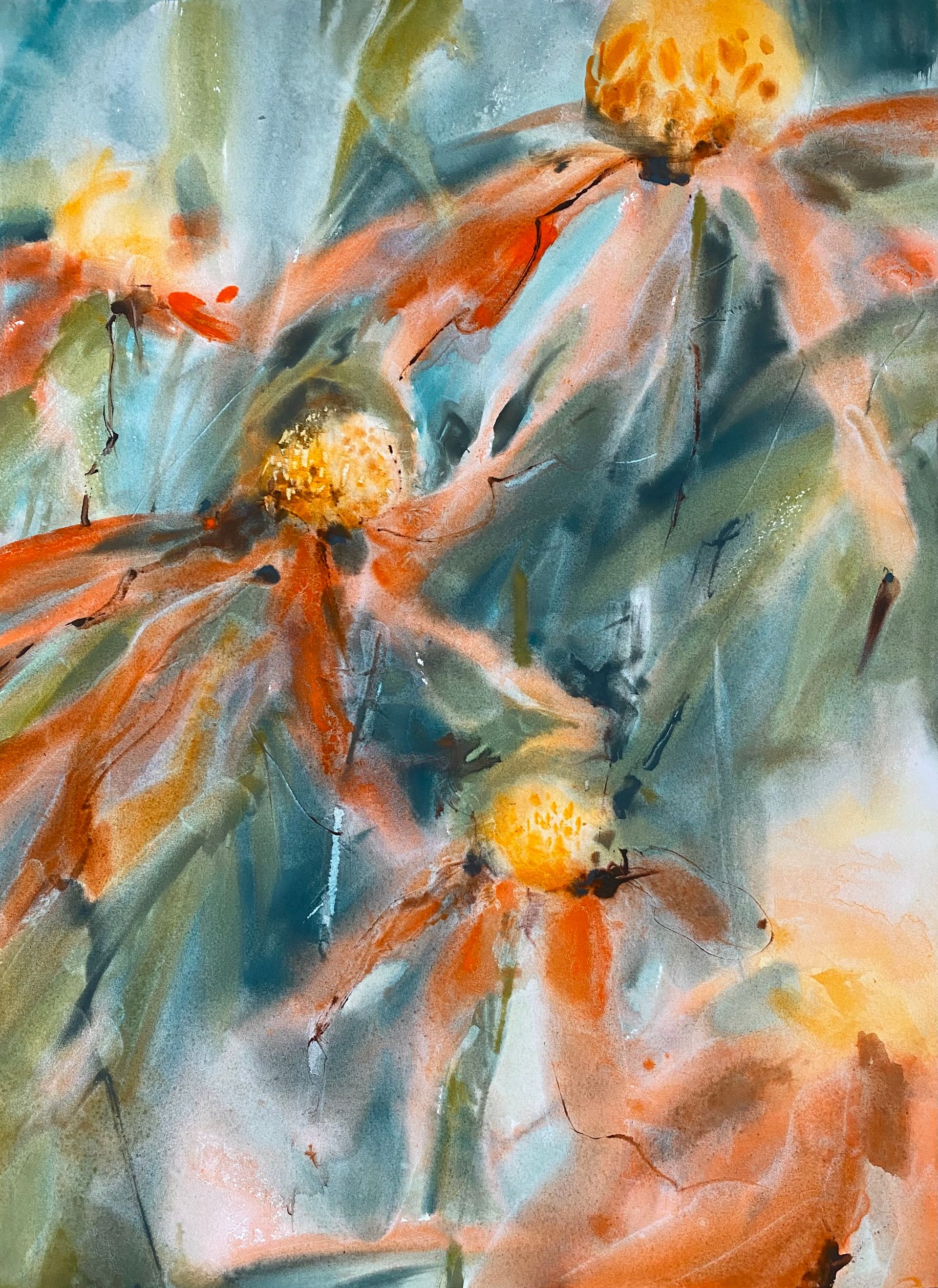 Анна Богинская (Авторская графика - 
                  41 x 56 см) Танец