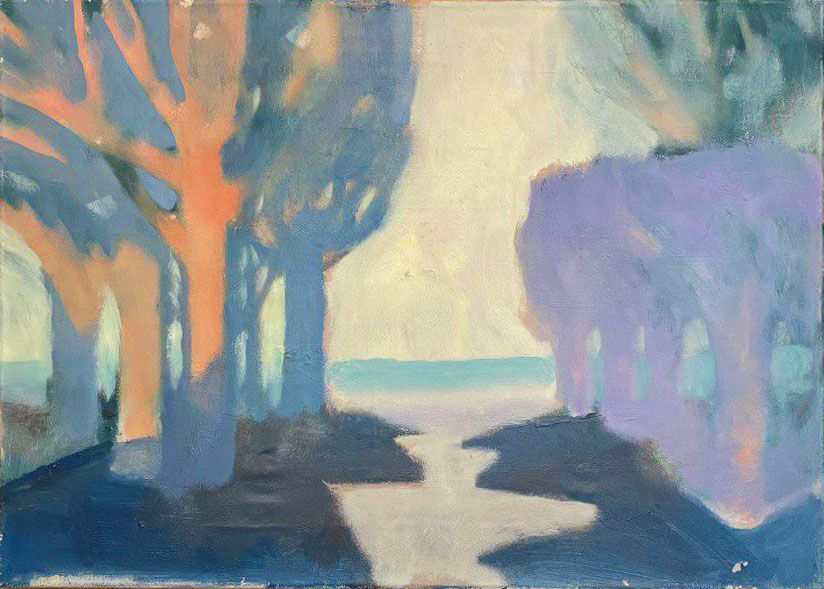 Любовь Лисицына (Картина, живопись - 
                  70 x 50 см) Утро после шторма