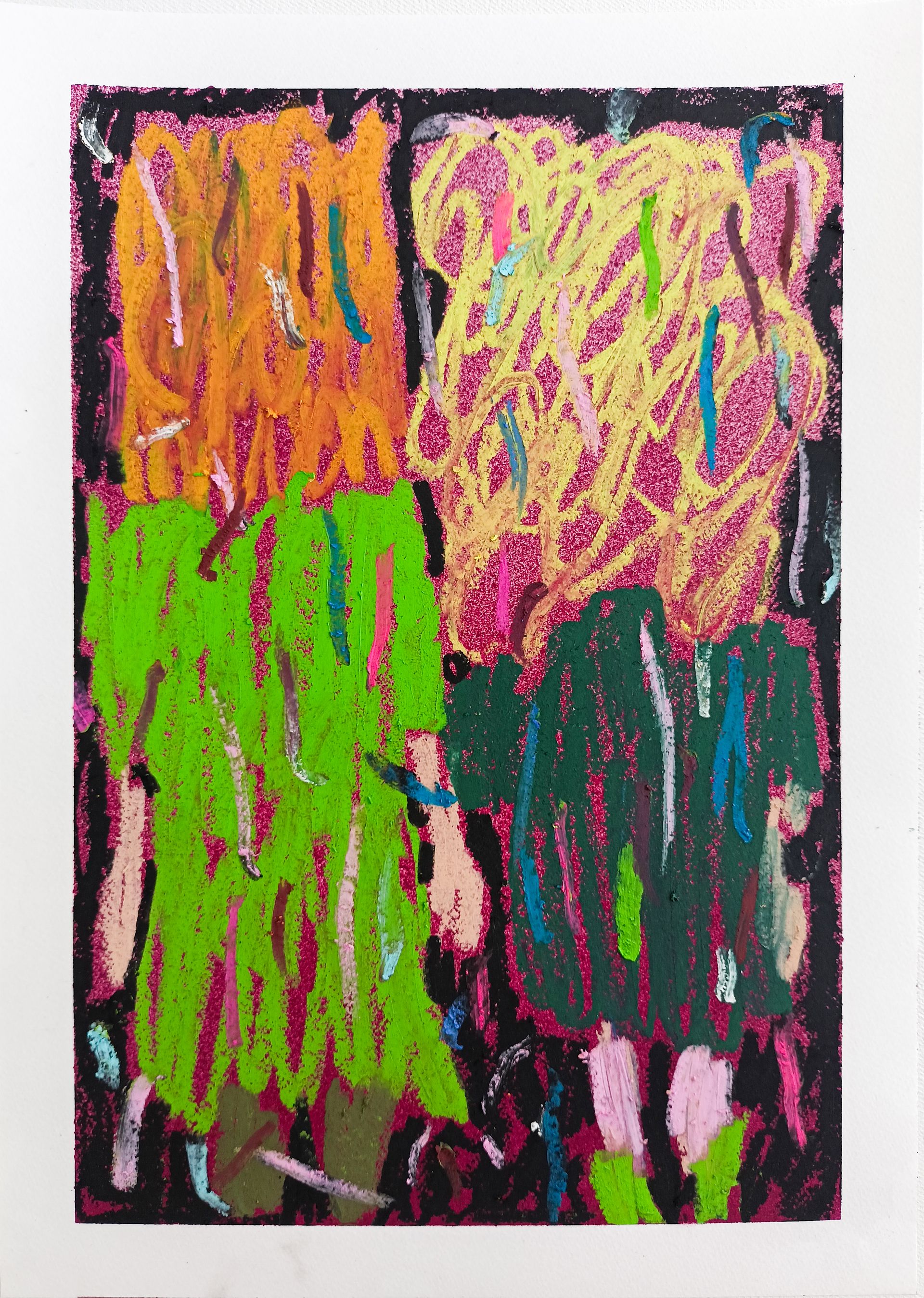 Дарья Растунина (Авторская графика - 
                  29 x 42 см) Без названия