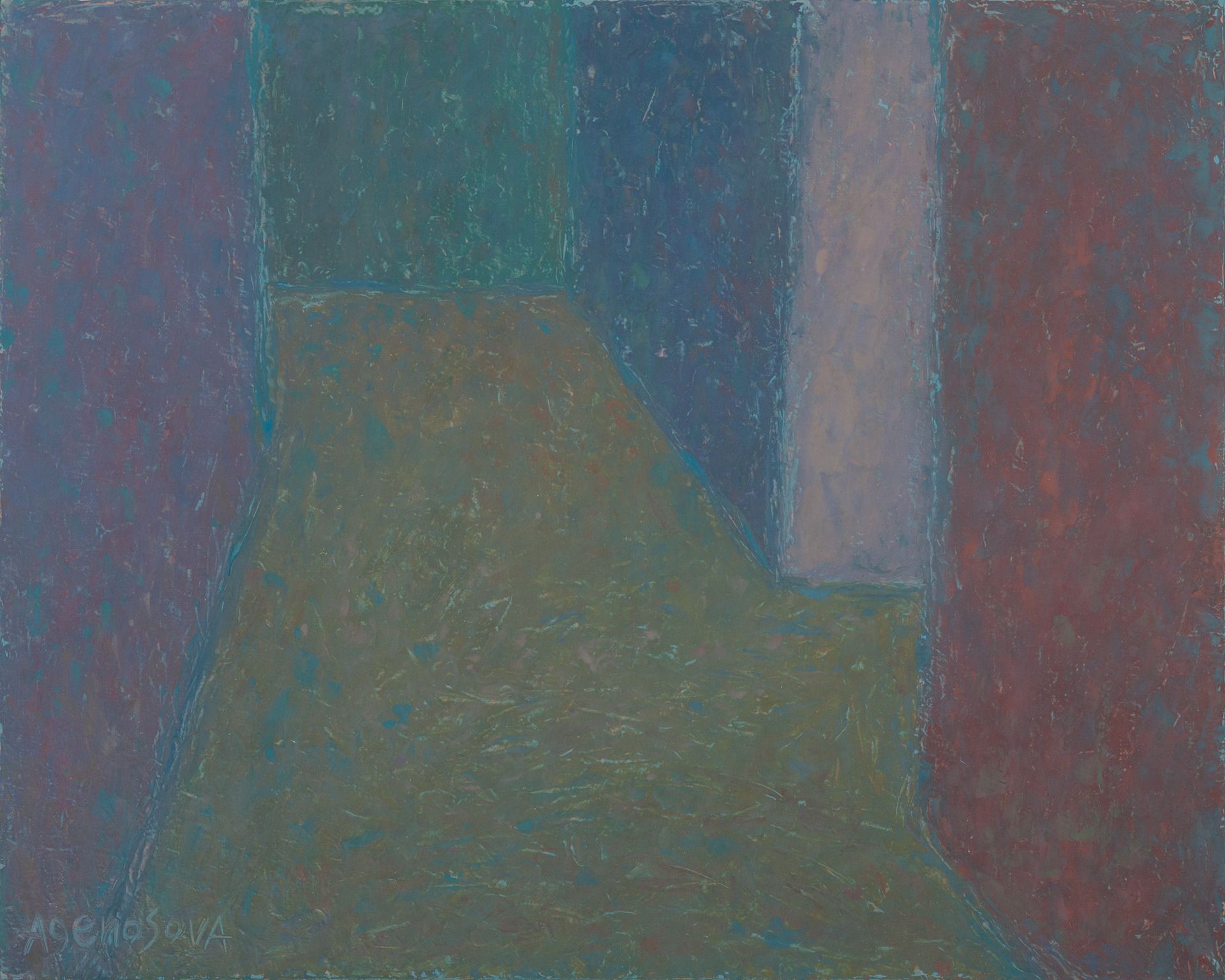 Юлия Агеносова (Картина, живопись - 
                  100 x 80 см) Ноябрь, 3