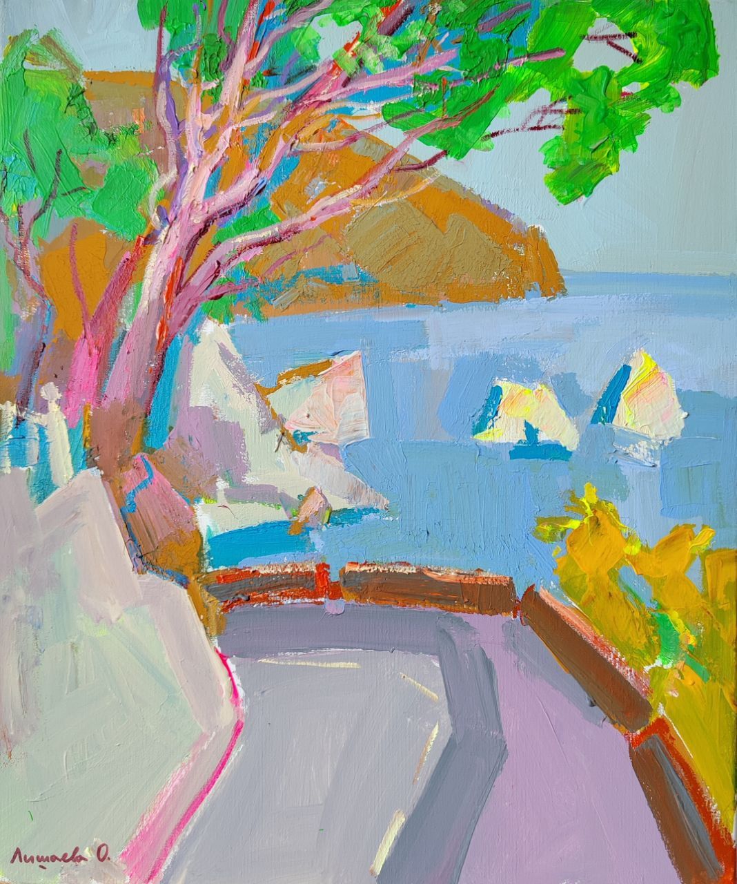 Олеся Лишаева (Картина, живопись - 
                  50 x 60 см) Пиния