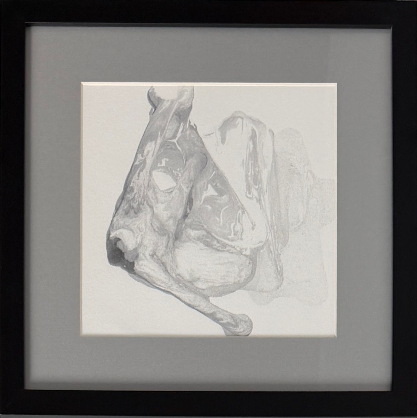 Виктория Марченко (Авторская графика - 
                  30 x 30 см) Black flow