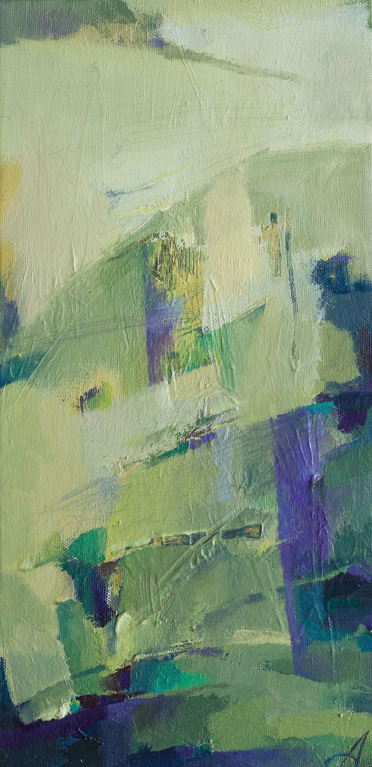 Анастасия Георгиевская (Картина, живопись - 
                  19 x 39 см) VIOLET 2