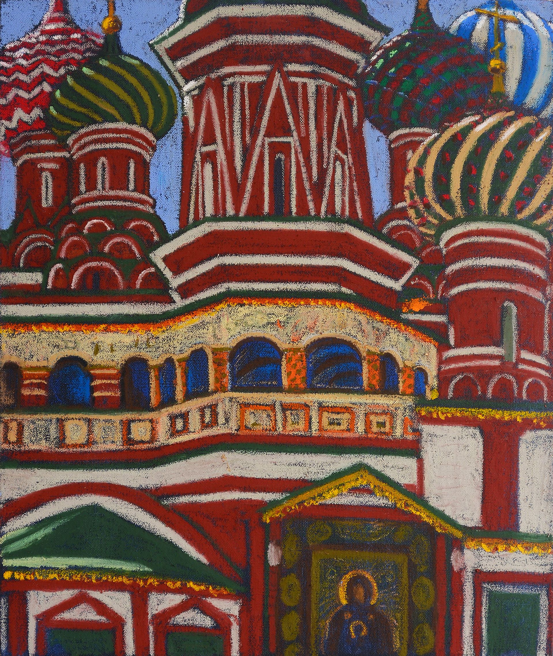 Анастасия Нестерова (Картина, живопись - 
                  50 x 60 см) Богоматерь Знамение