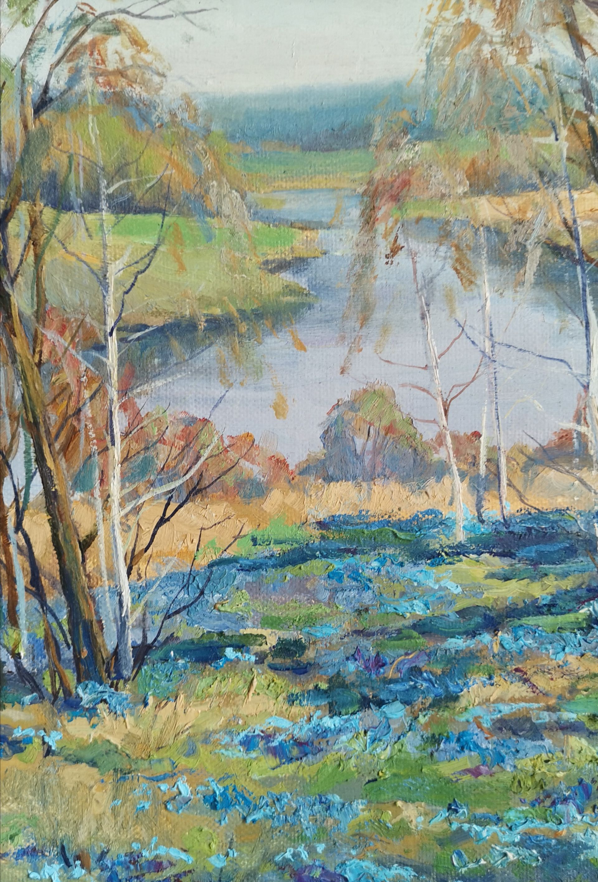 Елена Санина (Картина, живопись - 
                  25 x 35 см) Весна