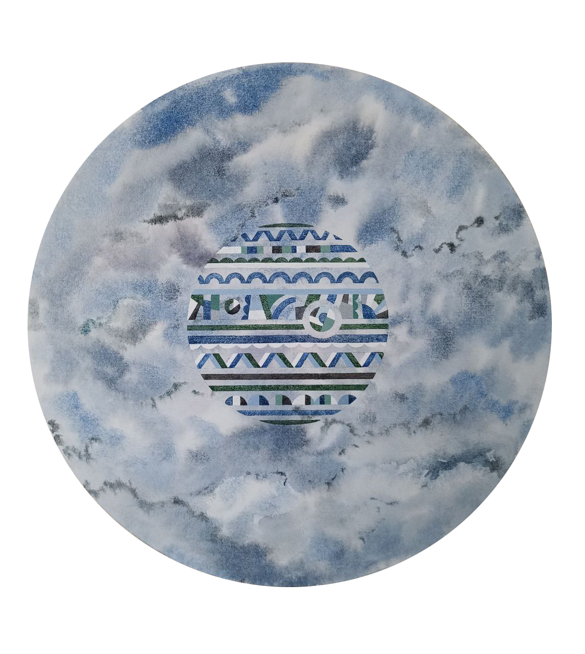 Валентина Ферманчук (Авторская графика - 
                  40 x 40 см) Мысль