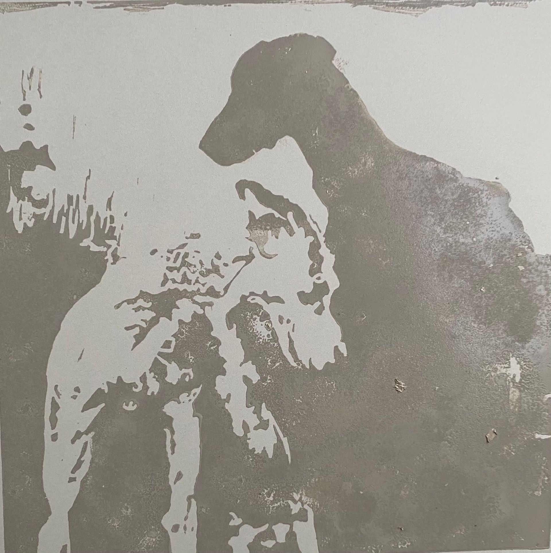 Лена Троянская (Графика печатная - 
                  30 x 30 см) Love is