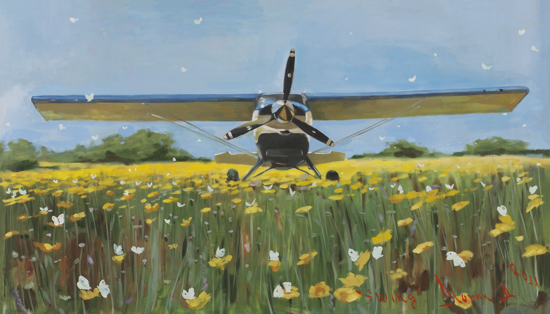 Дмитрий Шорин (Картина, живопись - 
                  198 x 112 см) Swing
