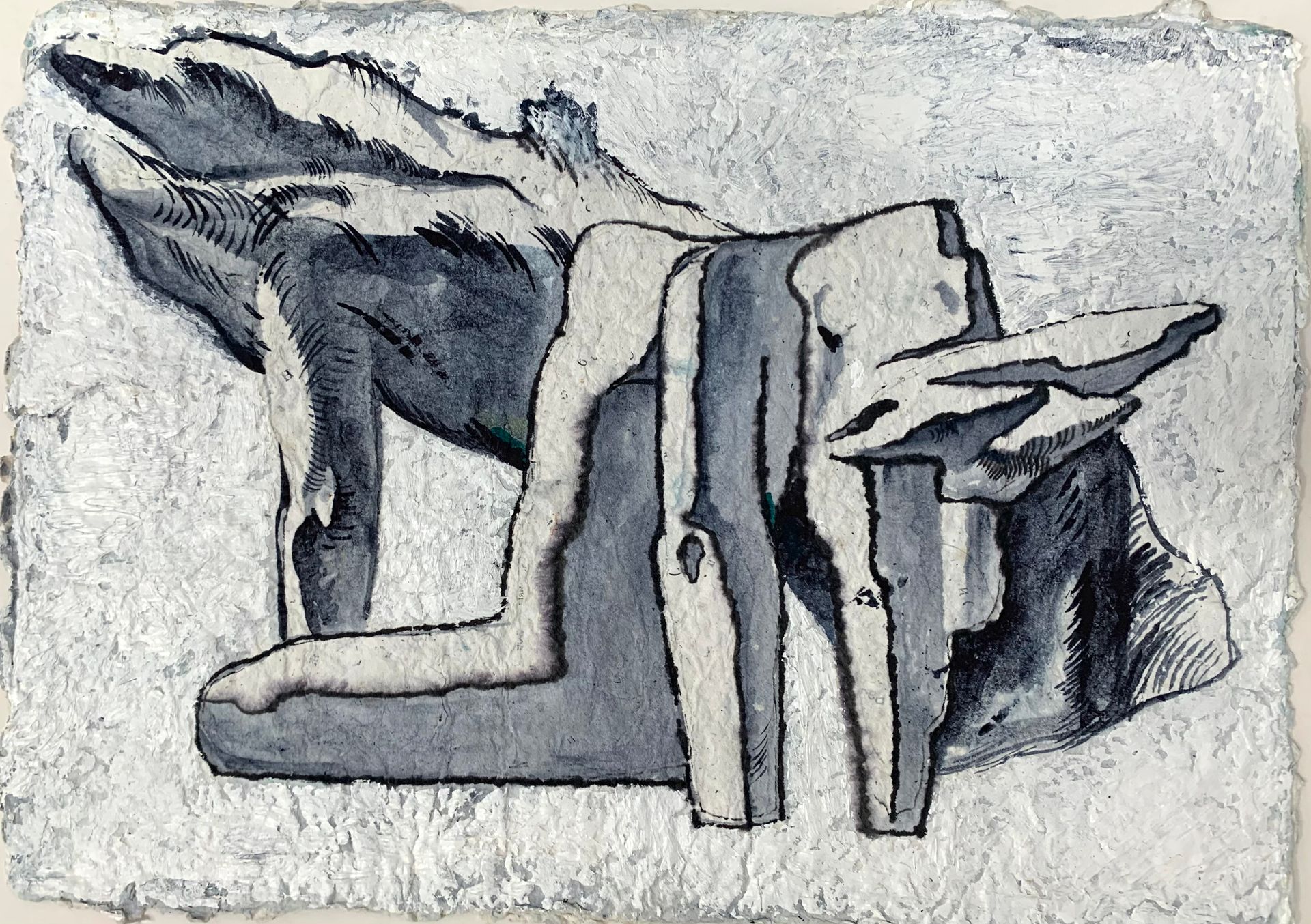 Елизавета Тульчинская (Авторская графика - 
                  42.3 x 32.3 см) Тела