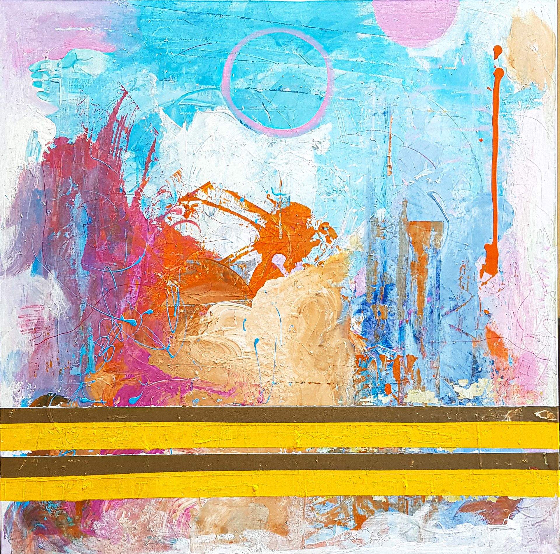 Рома Сойда (Картина, живопись - 
                  100 x 100 см) Легкая Рука