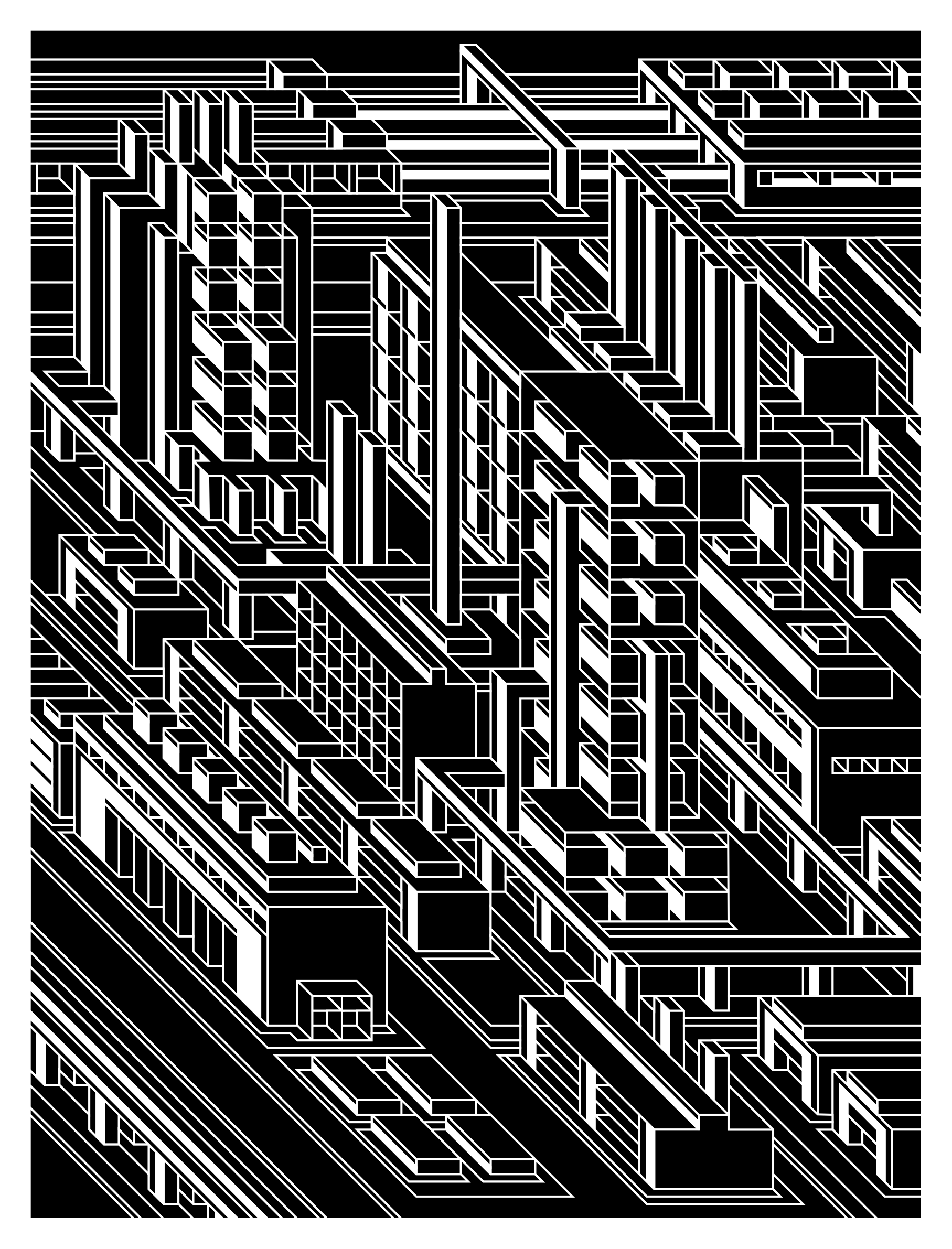 Андрей Пролетцкий (Графика цифровая (принты) - 
                  45 x 58.5 см) Химический завод по производству дивинила из бутана