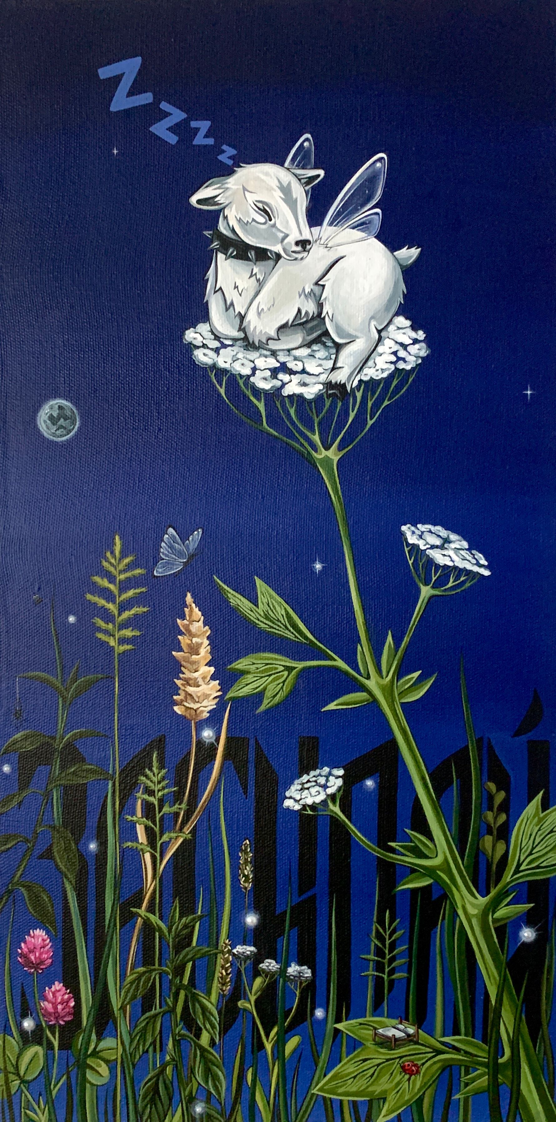 СВЕТ-ЛАНА (Картина, живопись - 
                  30 x 60 см) Засыпай