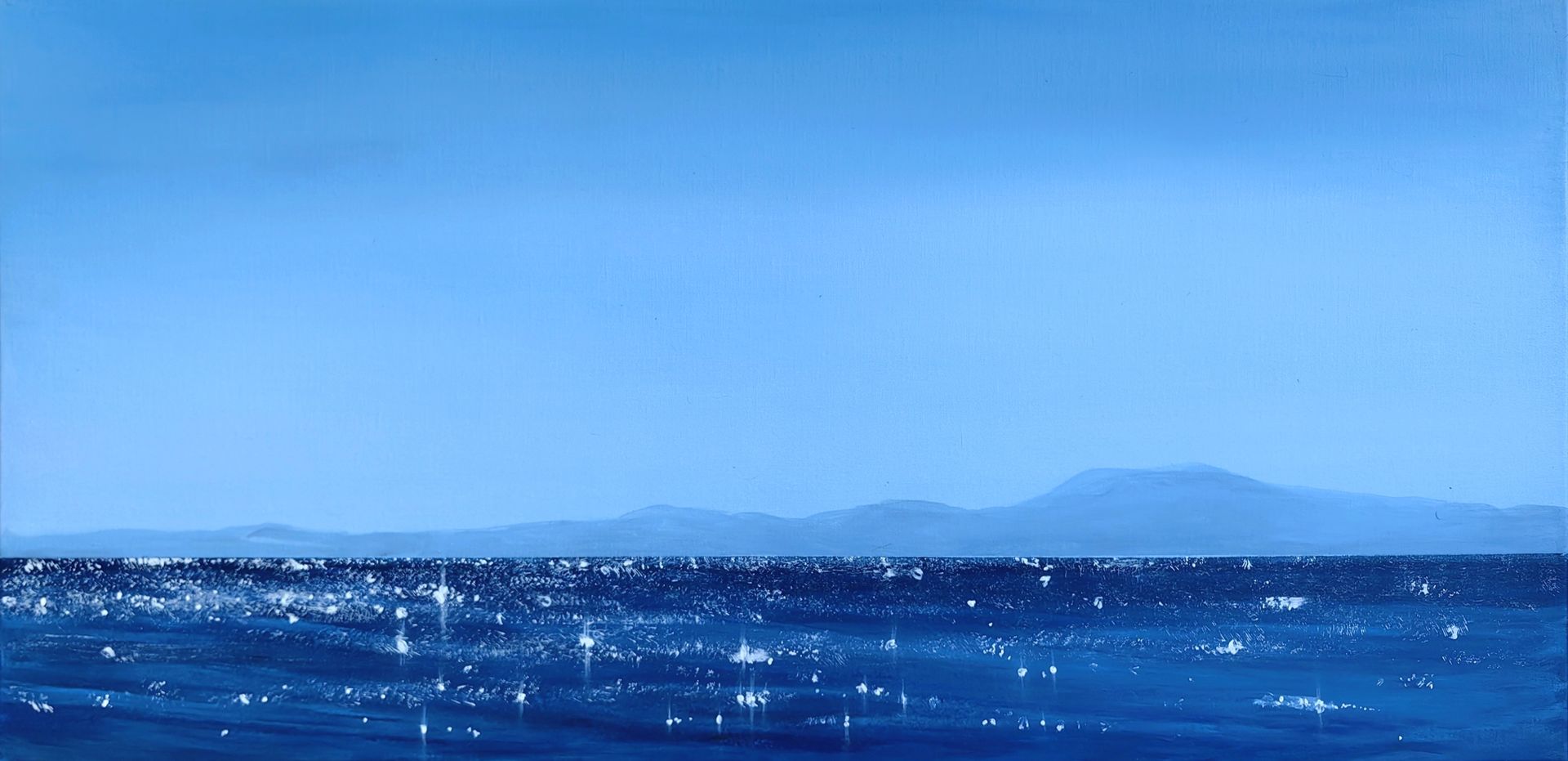 Никита Лобачёв (Картина, живопись - 
                  110 x 50 см) У моря синего