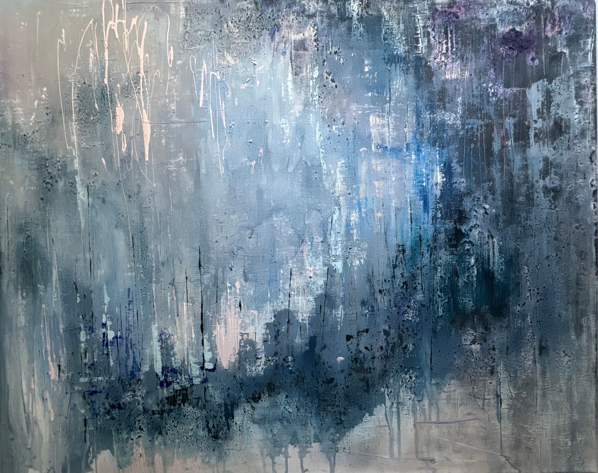 Катерина Горячева (Картина, живопись - 
                  100 x 80 см) Там больше нет меня