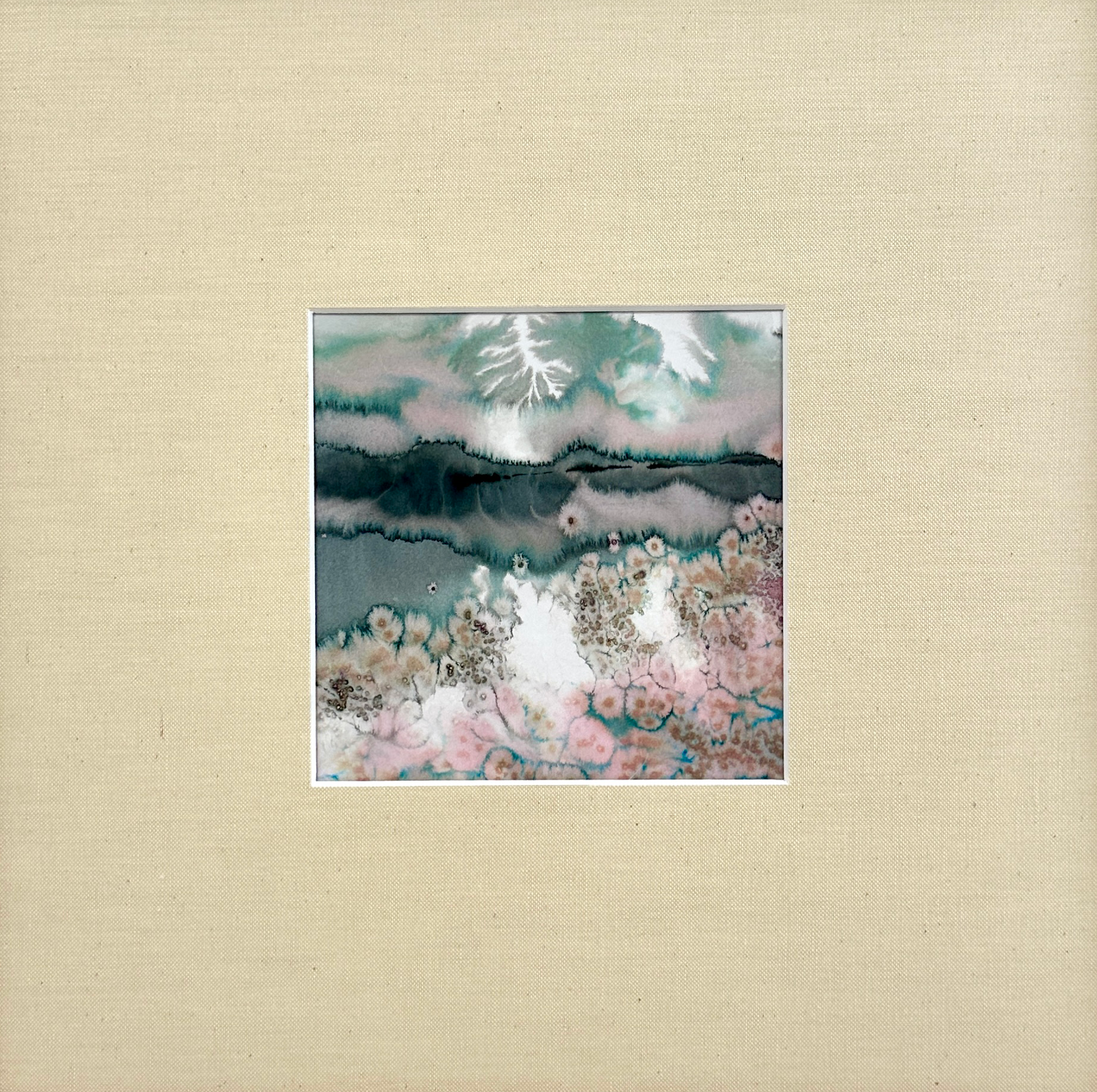 Анастасия Попова (Авторская графика - 
                  40 x 40 см) После дождя II. Кавказ