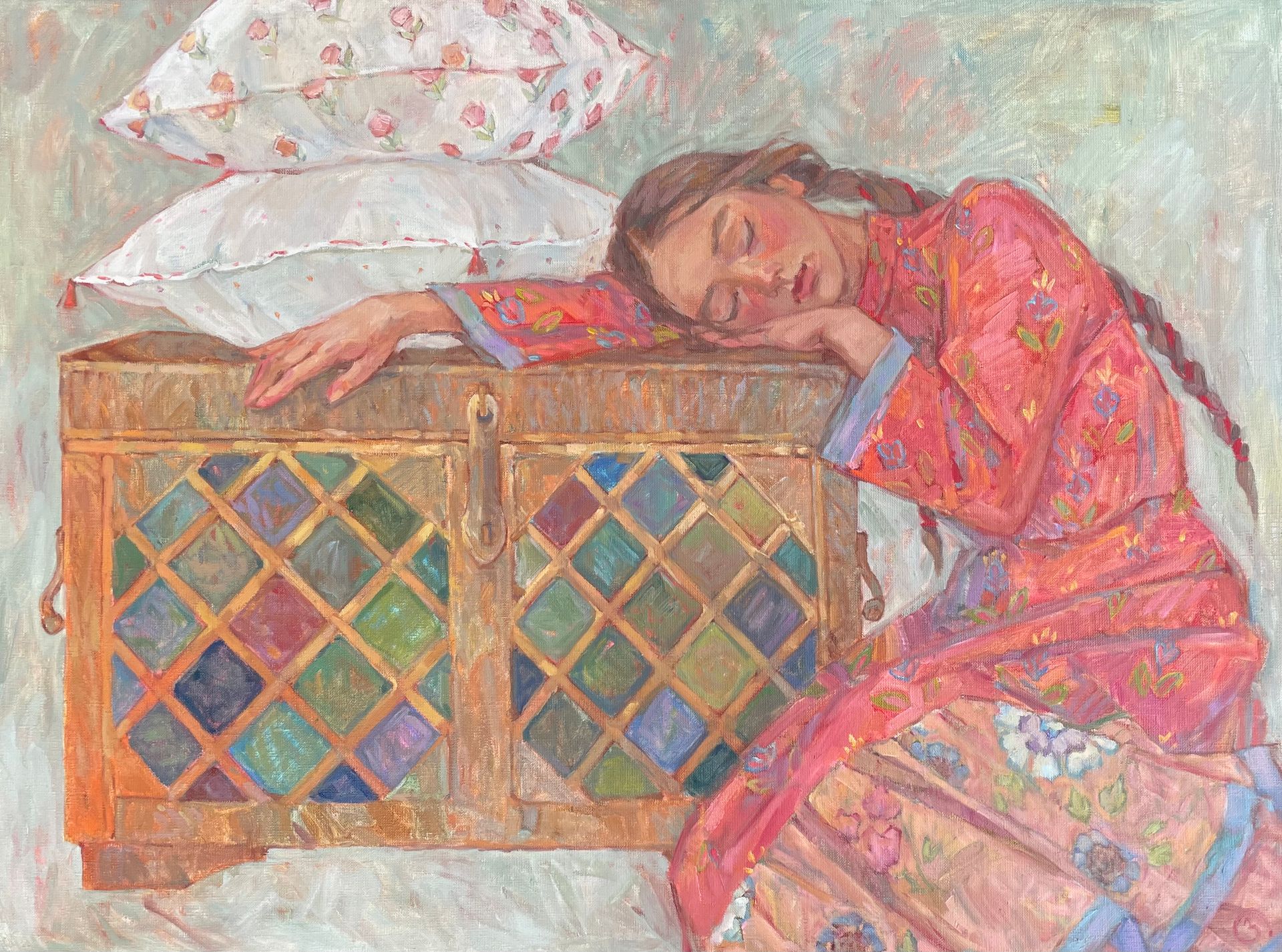 Залифа Хибатова (Картина, живопись - 
                  80 x 60 см) Невеста