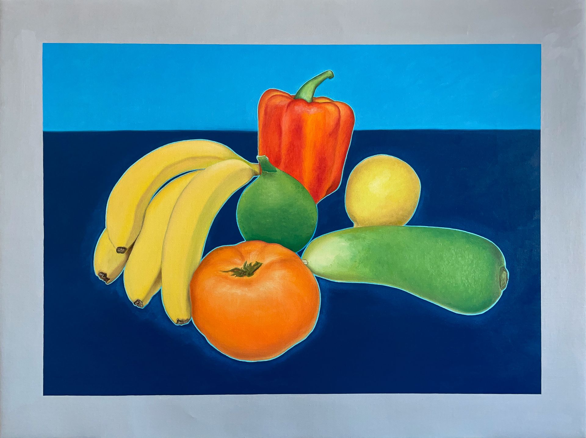 Елена Курочко (Картина, живопись - 
                  80 x 60 см) Что-то с чем-то