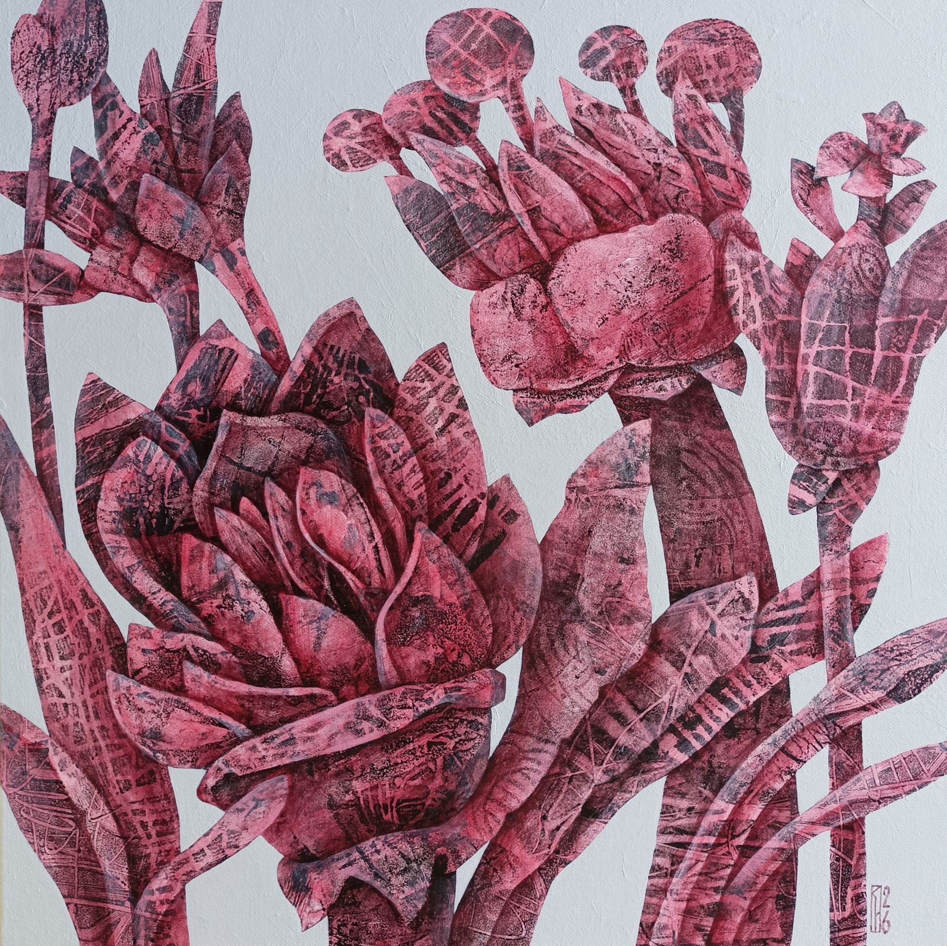 Наталья Порошина (Картина, живопись - 
                  50 x 50 см) Неясное чувство
