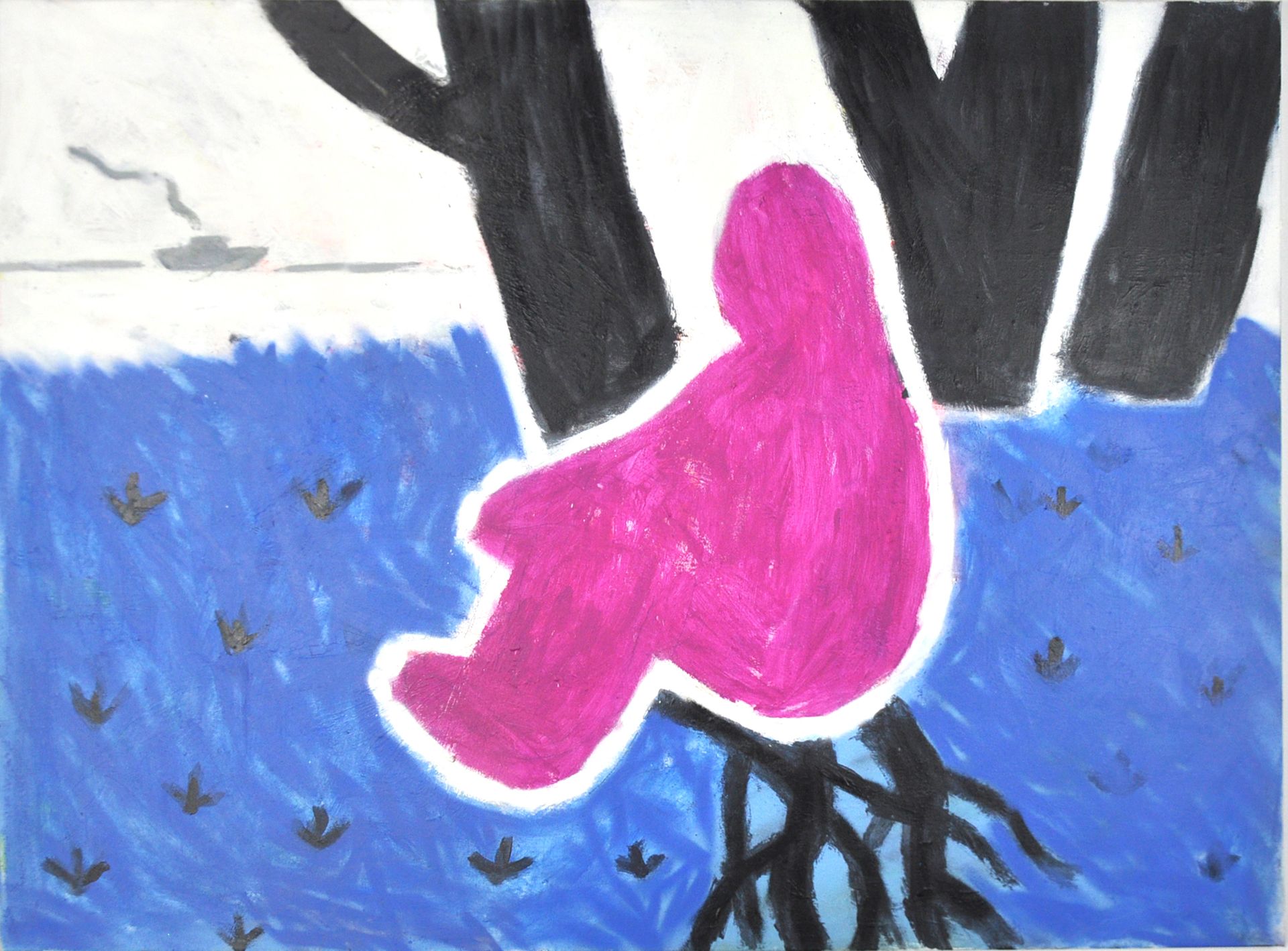 Любовь Лисицына (Картина, живопись - 
                  120 x 90 см) Сосны на морском берегу