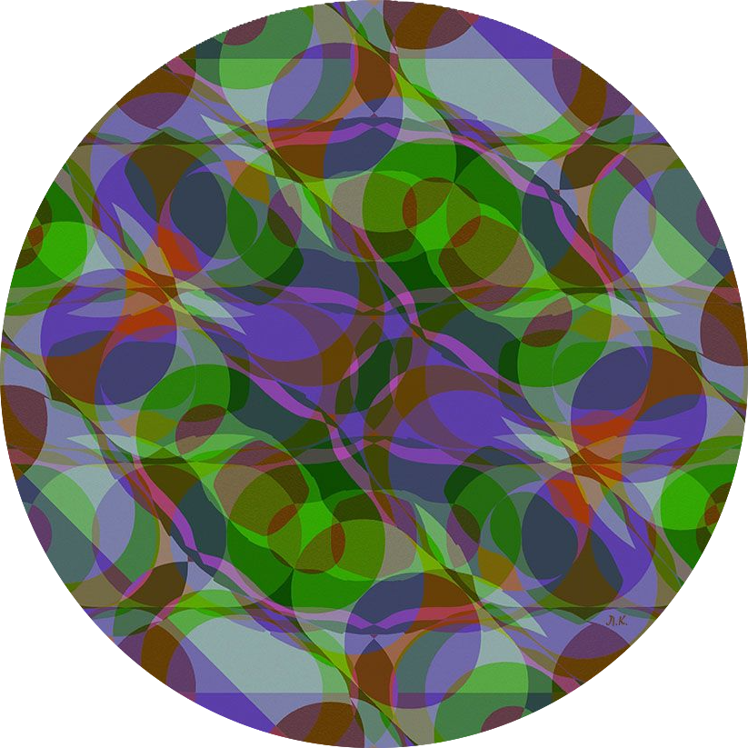 Лариса Корж (Графика цифровая (принты) - 
                  30 x 30 см) Геометрия движения